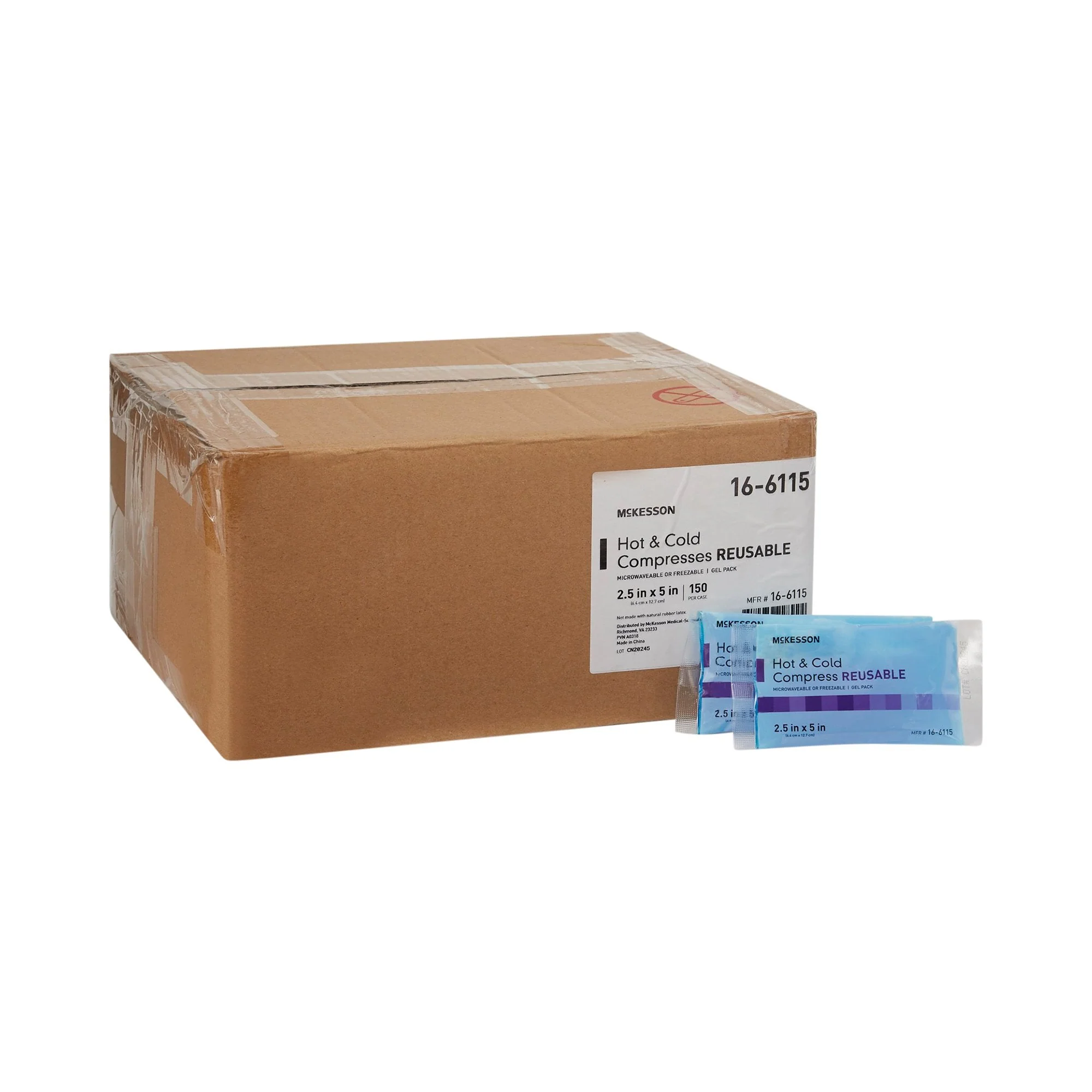McKesson Brand McKesson Cold and Hot Compress Pack, Reusable, 2-1/2 x 5 Inch (150/CS) - Image 2