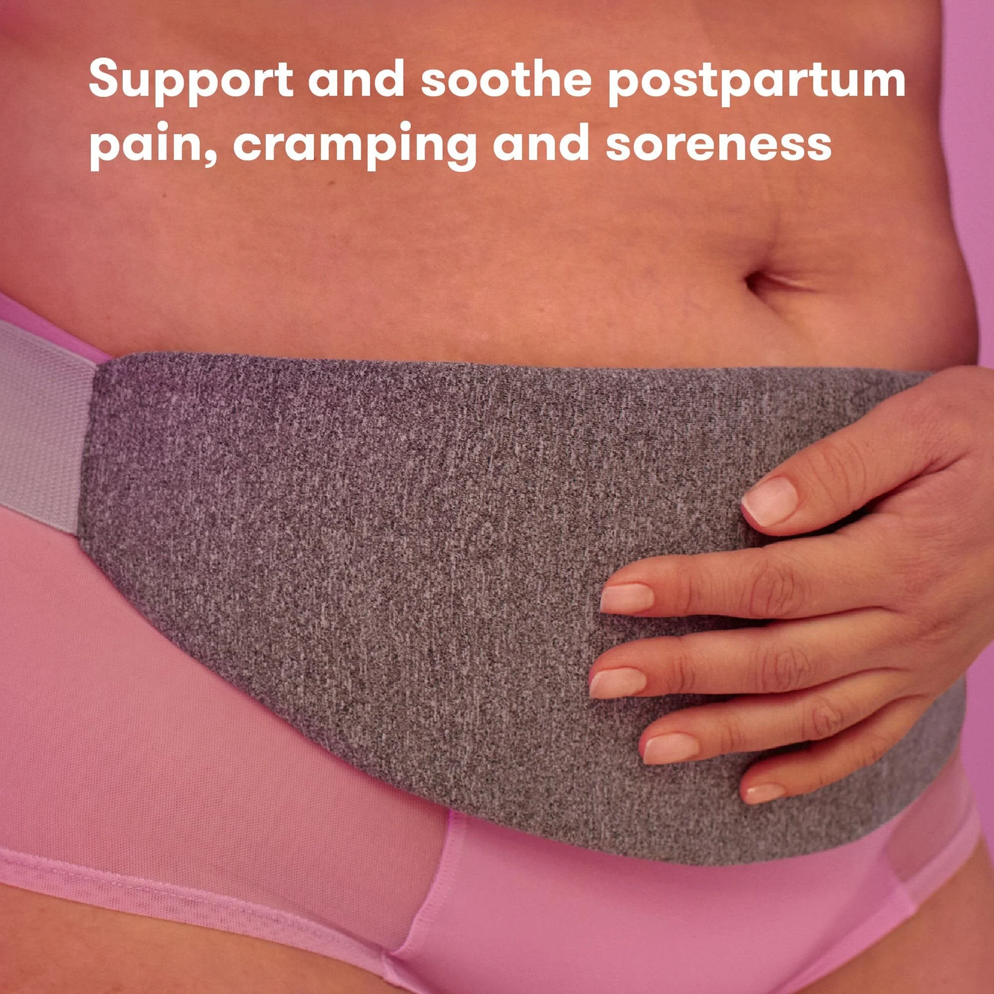 Fridababy LLC Hot / Cold Therapy Wrap Frida Mom Stomach / Back One Size Fits Most 22 to 44 Inch Strap Length Fabric / Elastic Reusable (3/CS) - Image 2