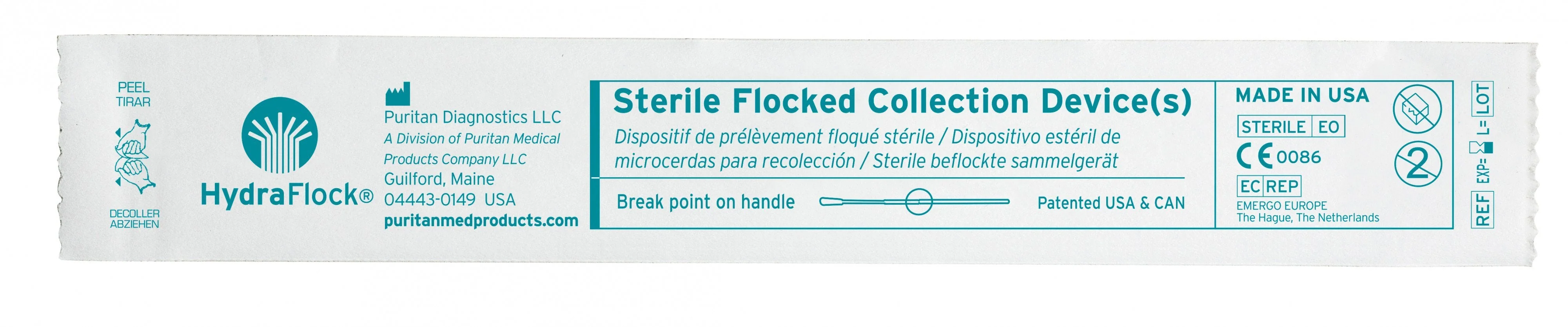 Puritan Medical Products HydraFlock Swabstick (500/CS)