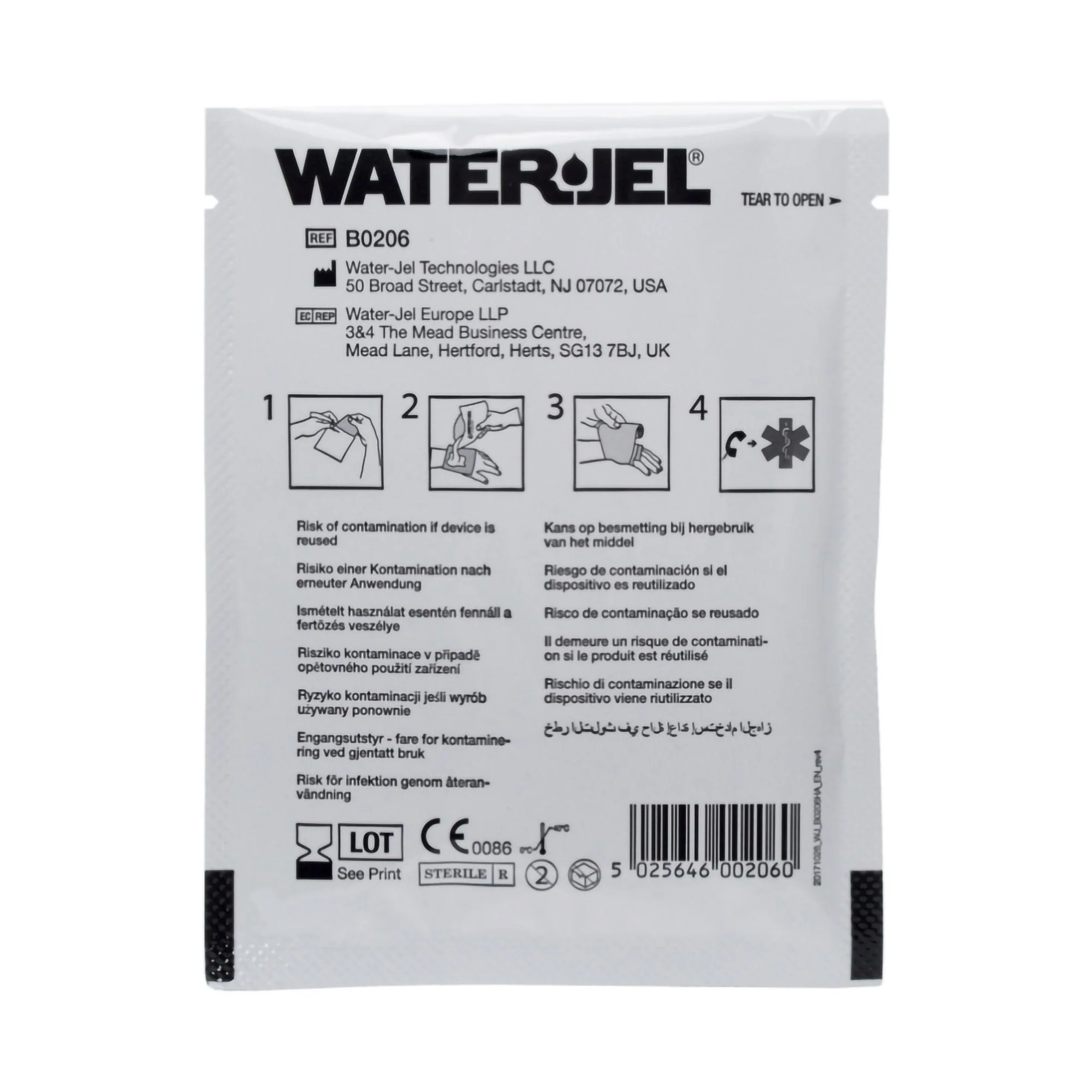 Safeguard US Operating LLC Water-Jel Burn Dressing, 2 x 6 Inch (60/CS) - Image 2