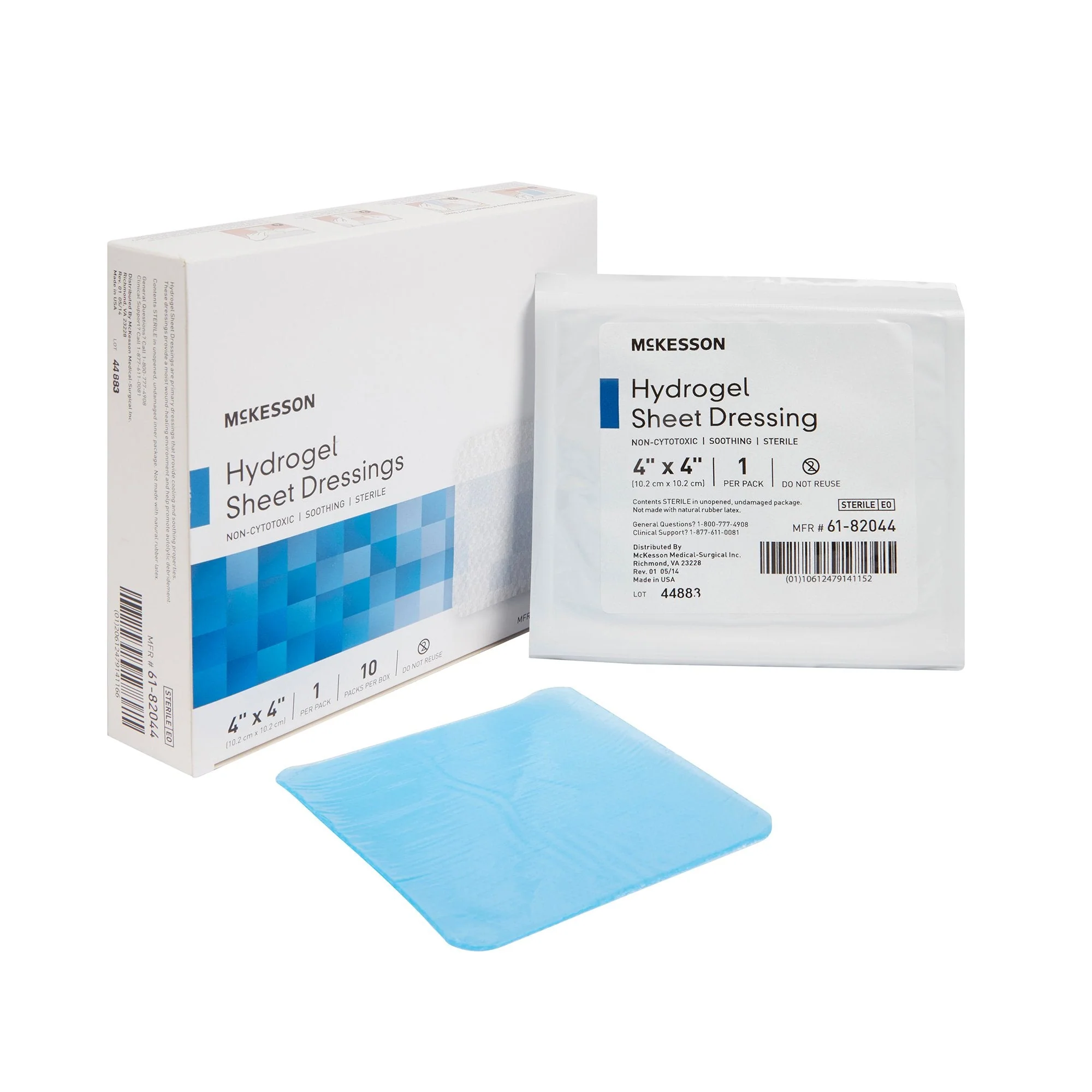 McKesson Brand McKesson Hydrogel Dressing, 4 x 4 Inch (40/CS)