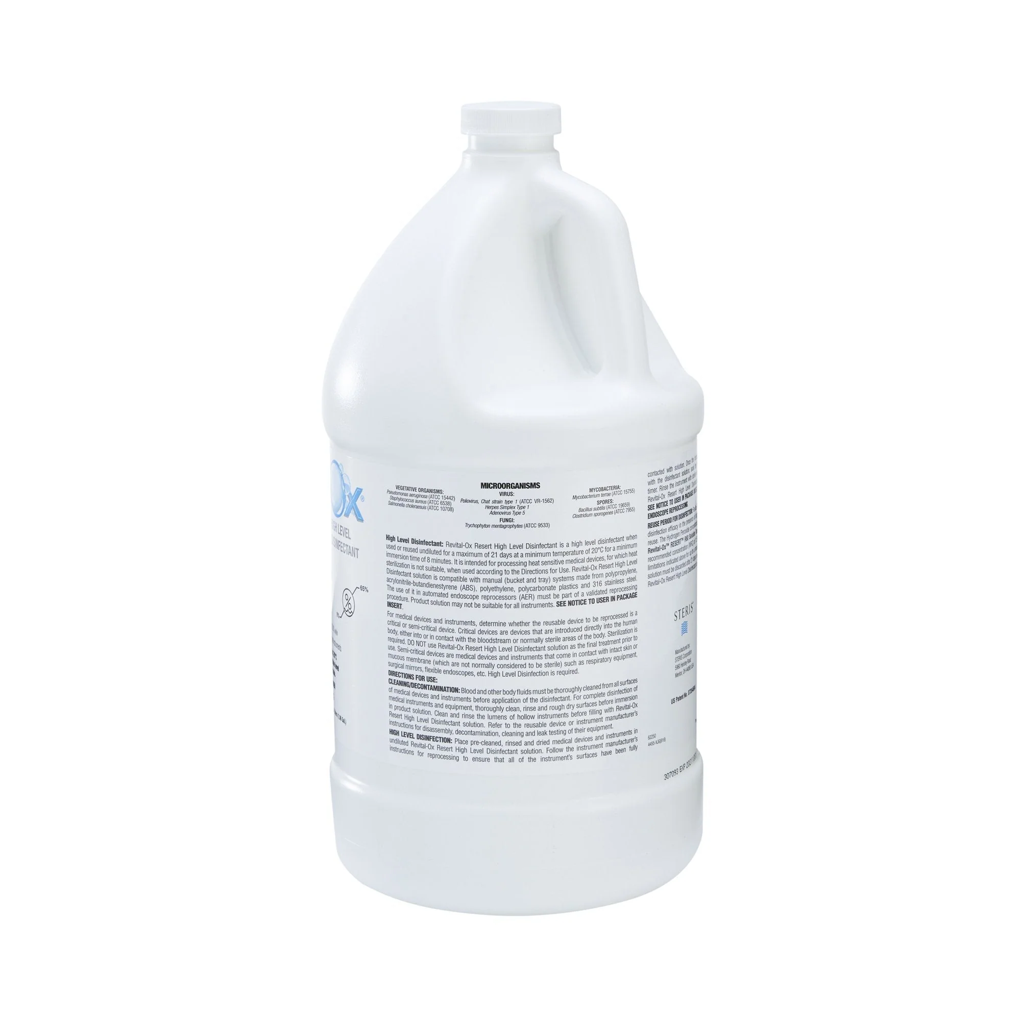 Steris Revital-Ox RESERT Hydrogen Peroxide High Level Disinfectant (4/CS) - Image 2