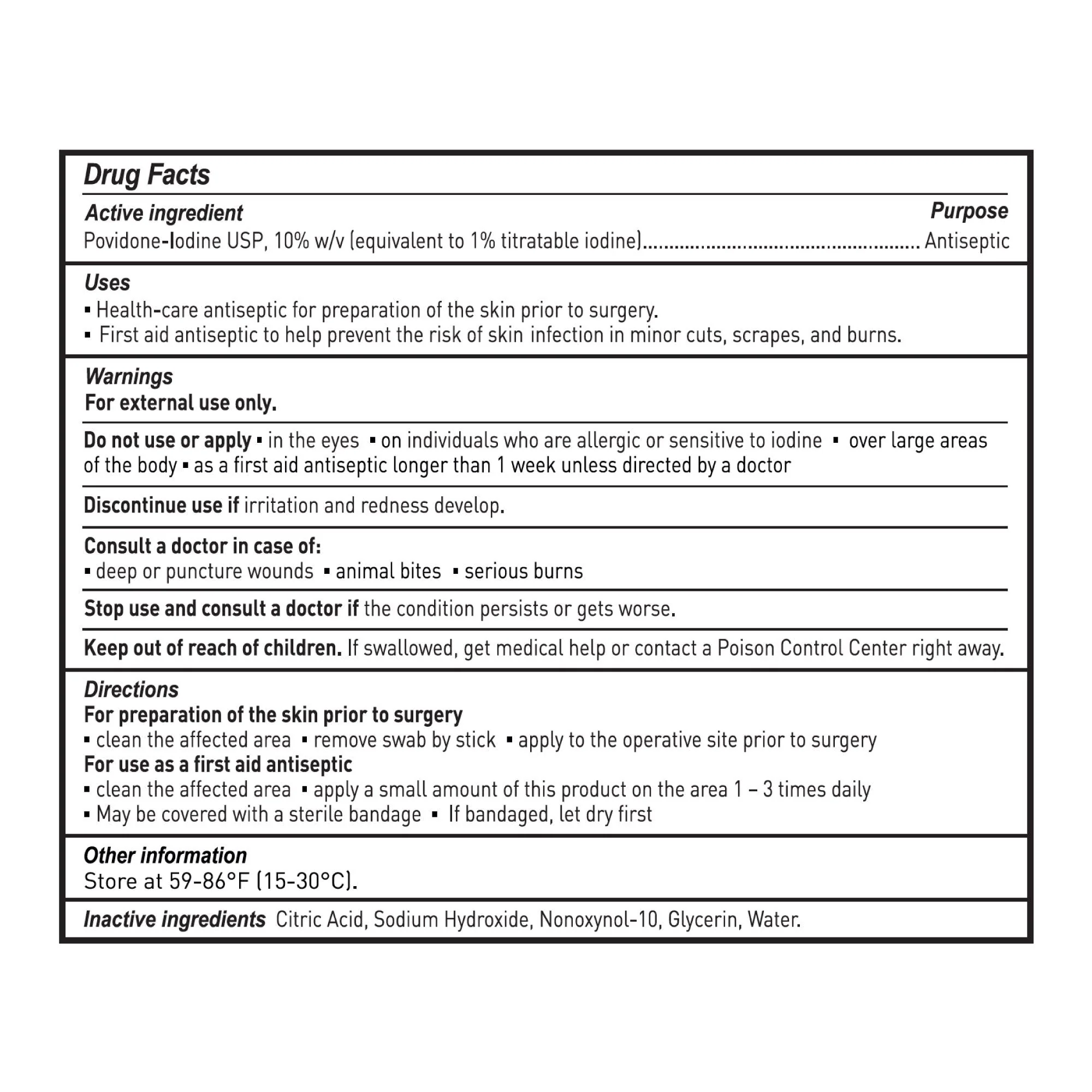 McKesson Brand McKesson Impregnated Swabstick 3 Pack 10% Strength (250/CS) - Image 4