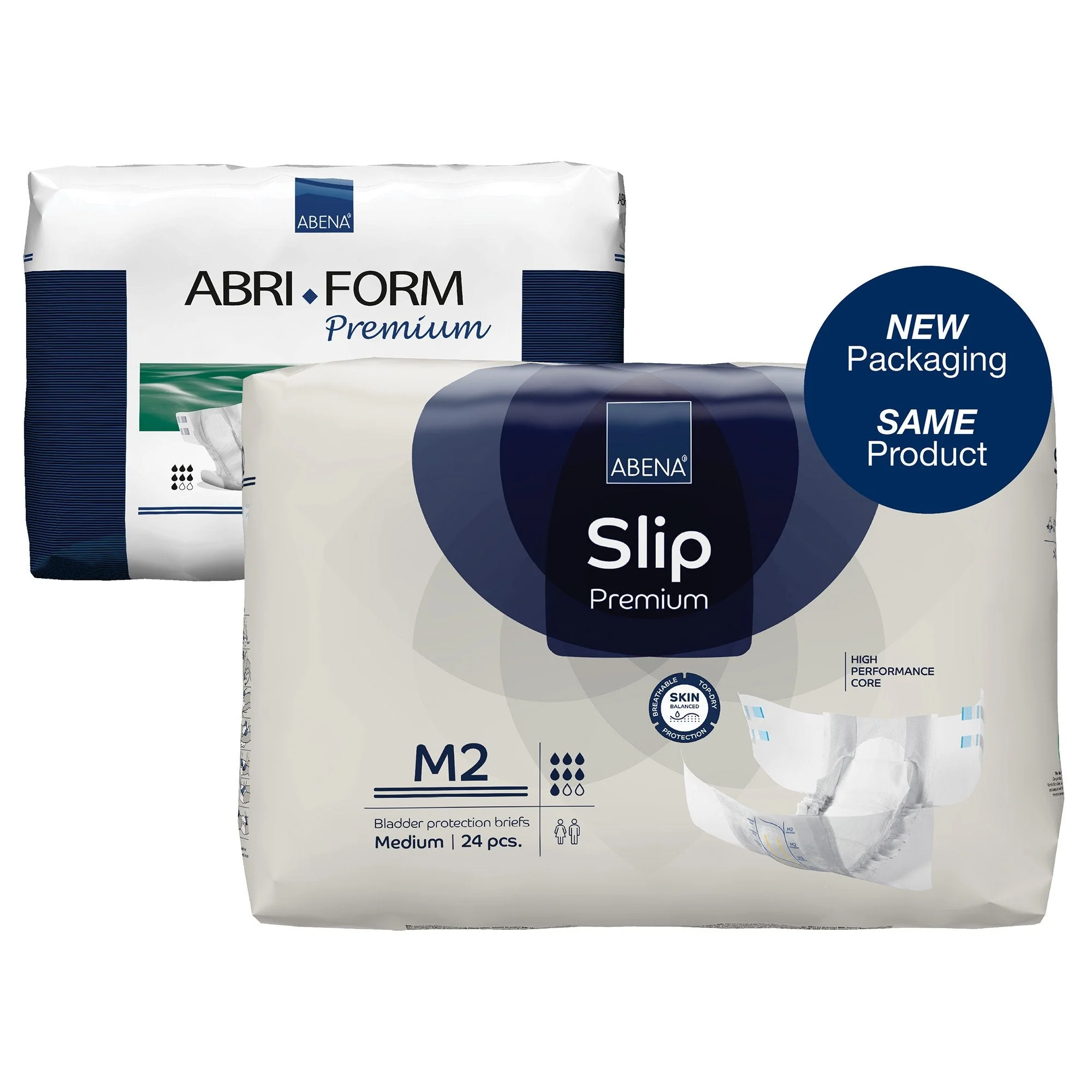 Abena North America Abena Slip Premium M2 Incontinence Brief, Medium (96/CS) - Image 2