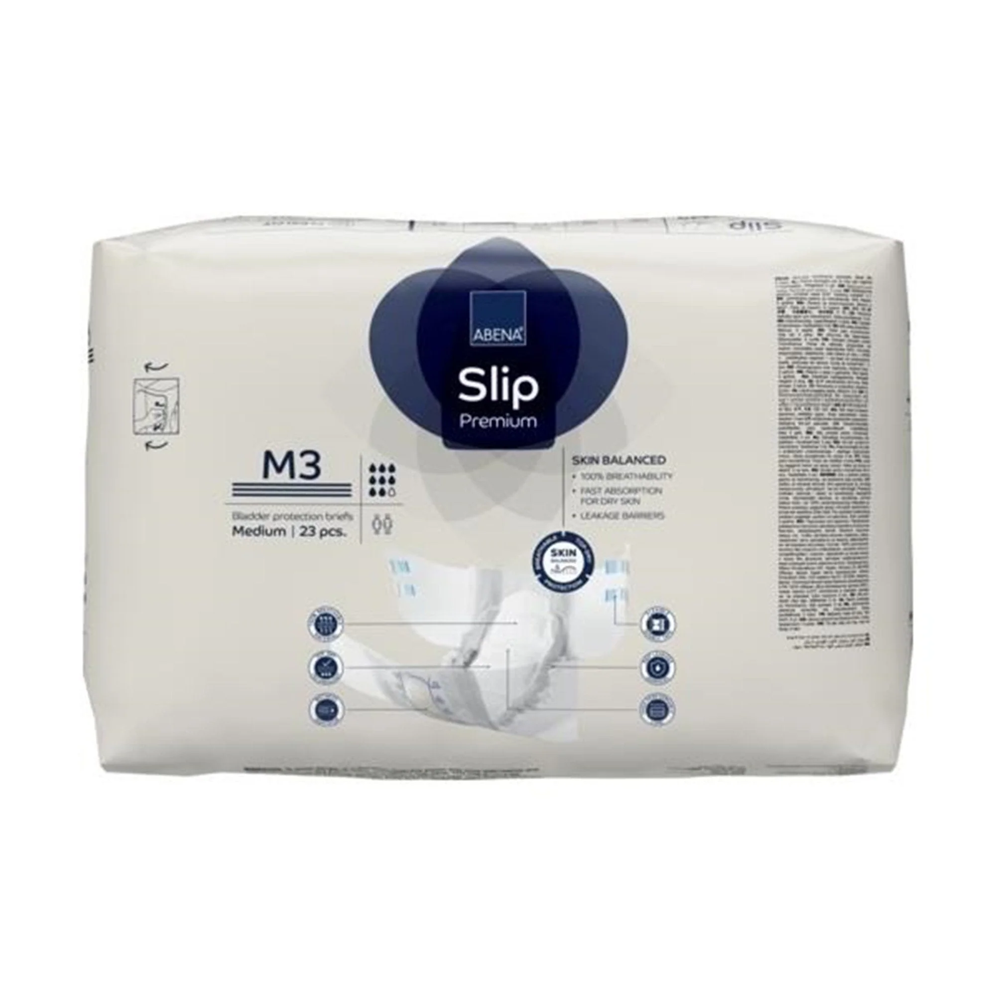 Abena North America Abena Slip Premium M3 Incontinence Brief, Medium (92/CS) - Image 5