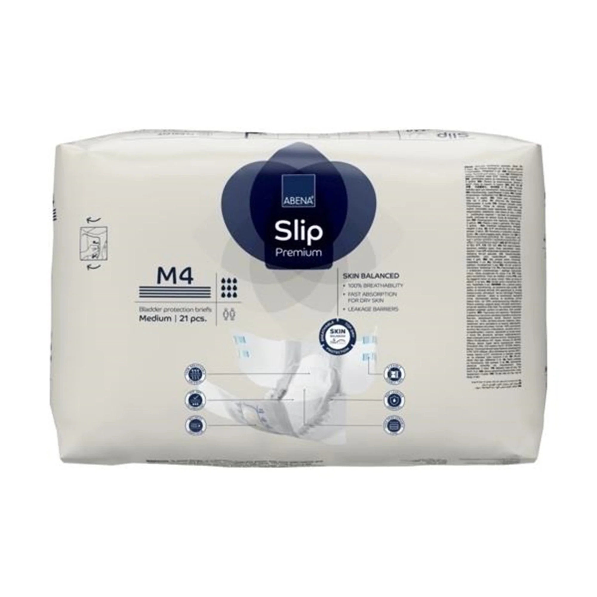 Abena North America Abena Slip Premium M4 Incontinence Brief, Medium (84/CS) - Image 5