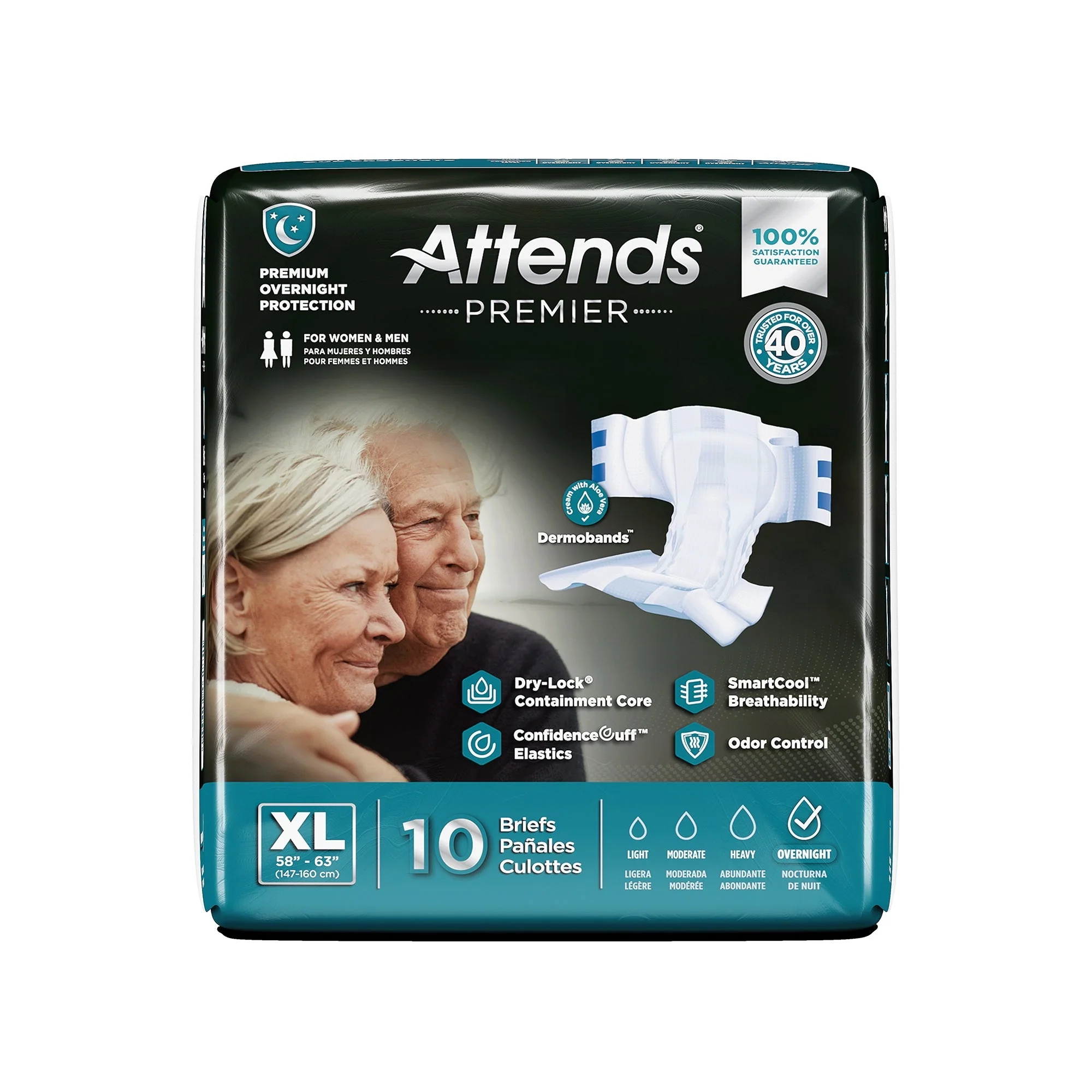 Attends Healthcare Products Attends Premier Briefs, Extra Large (40/CS) - Image 3