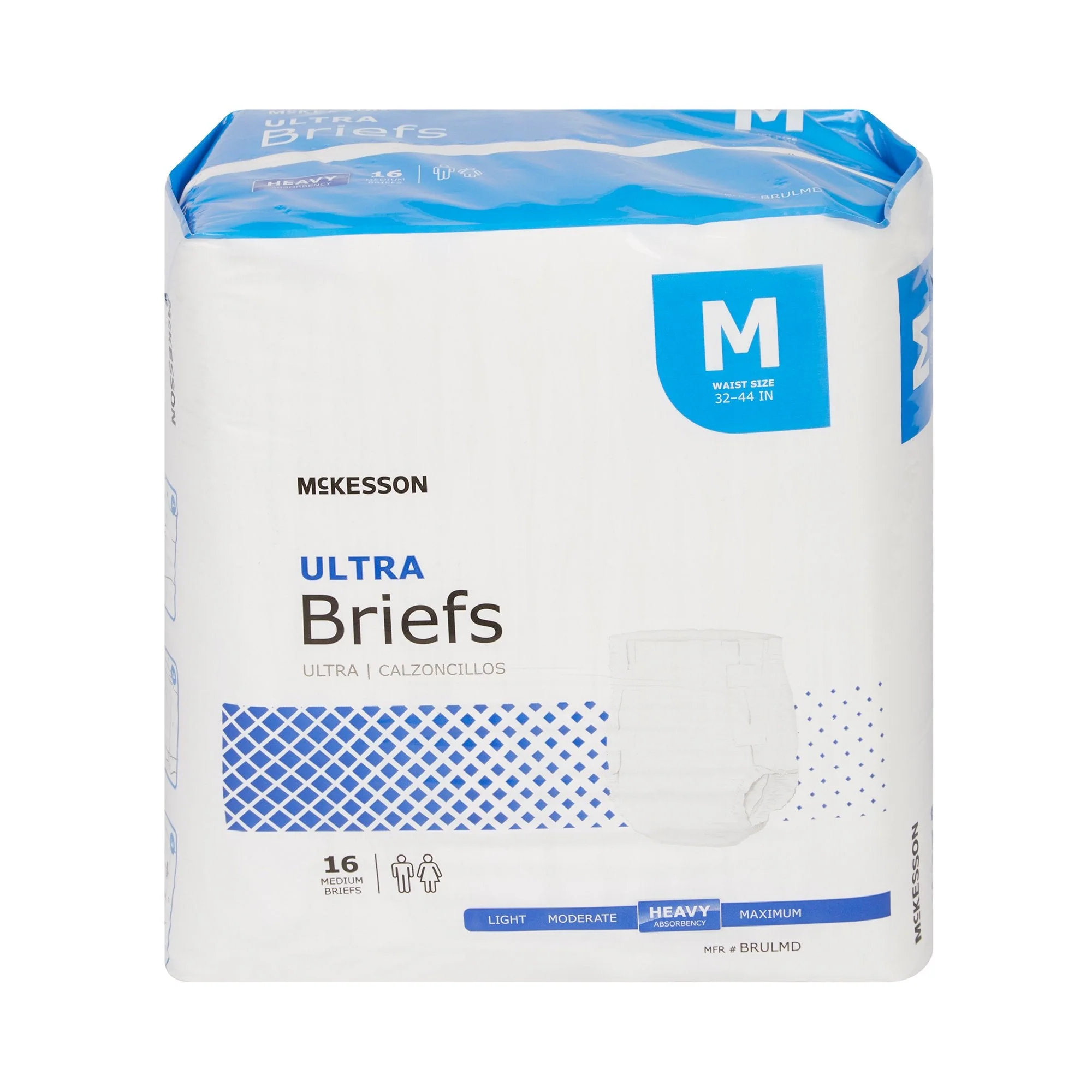McKesson Brand McKesson Ultra Heavy Absorbency Incontinence Brief, Medium (6/CS) - Image 5
