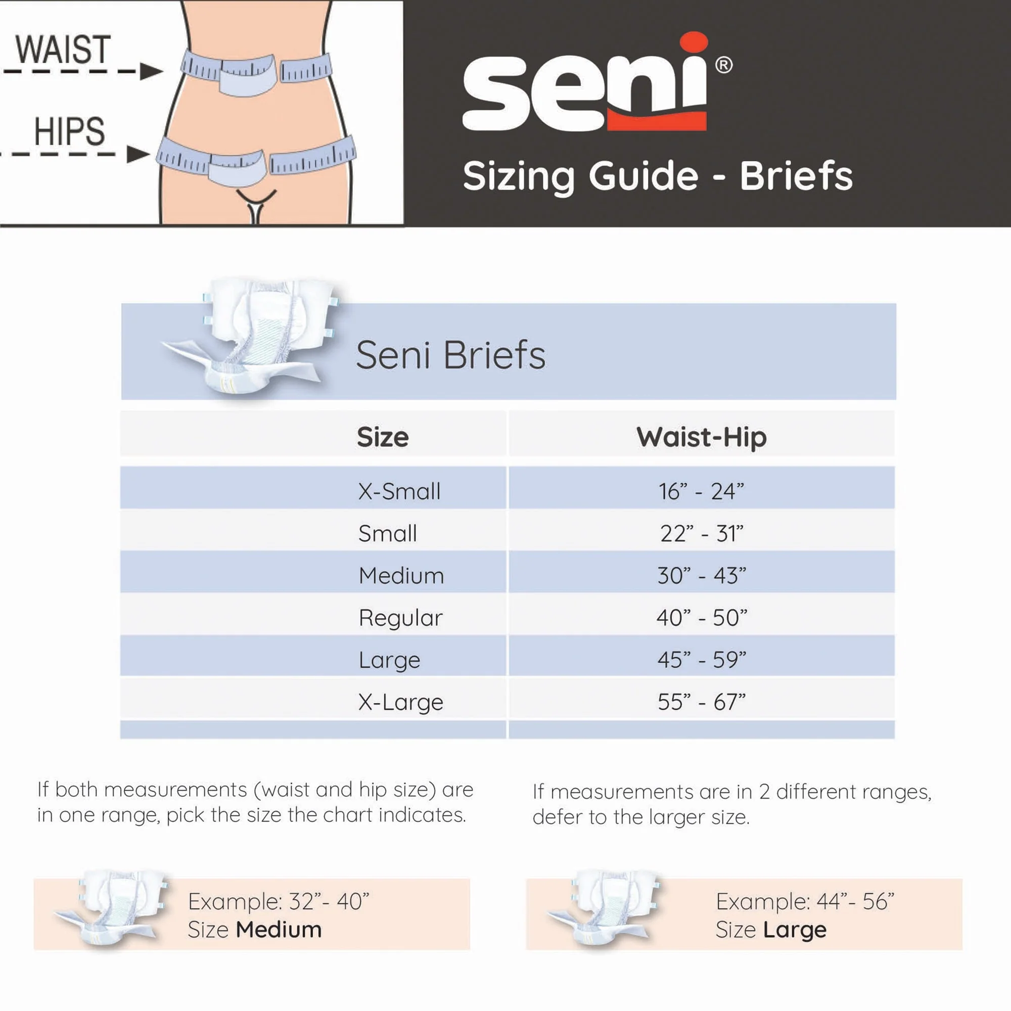 TZMO USA Inc Seni Super Heavy Absorbency Incontinence Brief, Small (75/CS) - Image 2