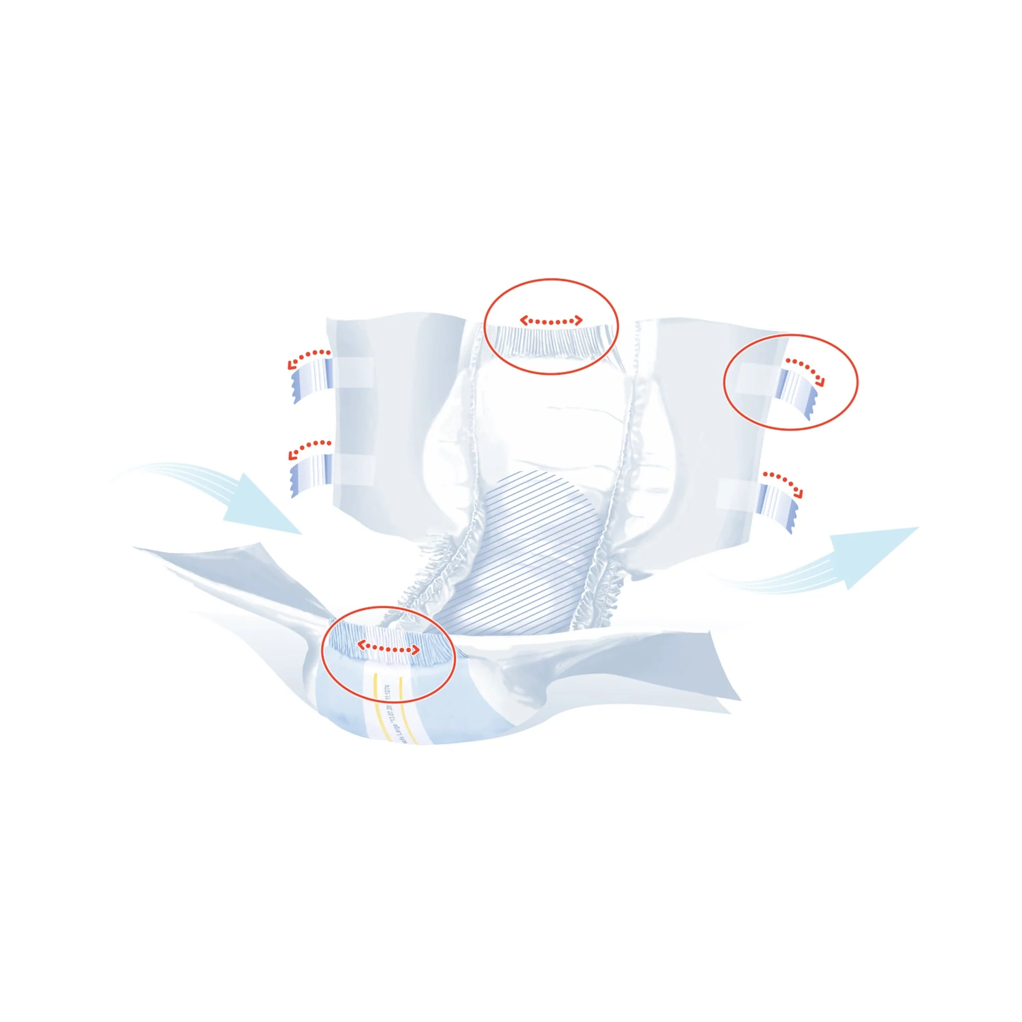 TZMO USA Inc Seni Super Plus Overnight Heavy to Severe Absorbency Incontinence Brief, Large (75/CS) - Image 7
