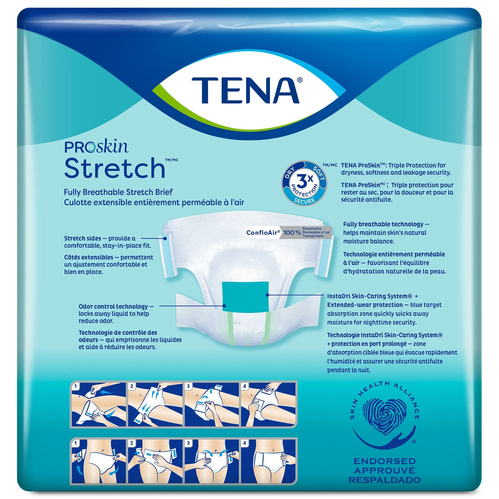 Essity HMS North America Inc Tena Stretch Bariatric Super Incontinence Brief (32/CS) - Image 3