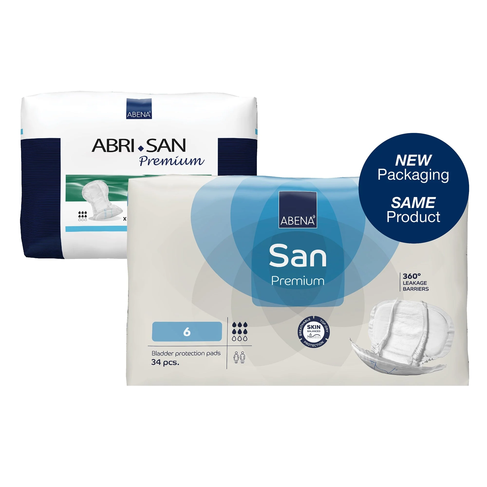 Abena North America Abena San 6 Premium Bladder Protection Pads (102/CS) - Image 2