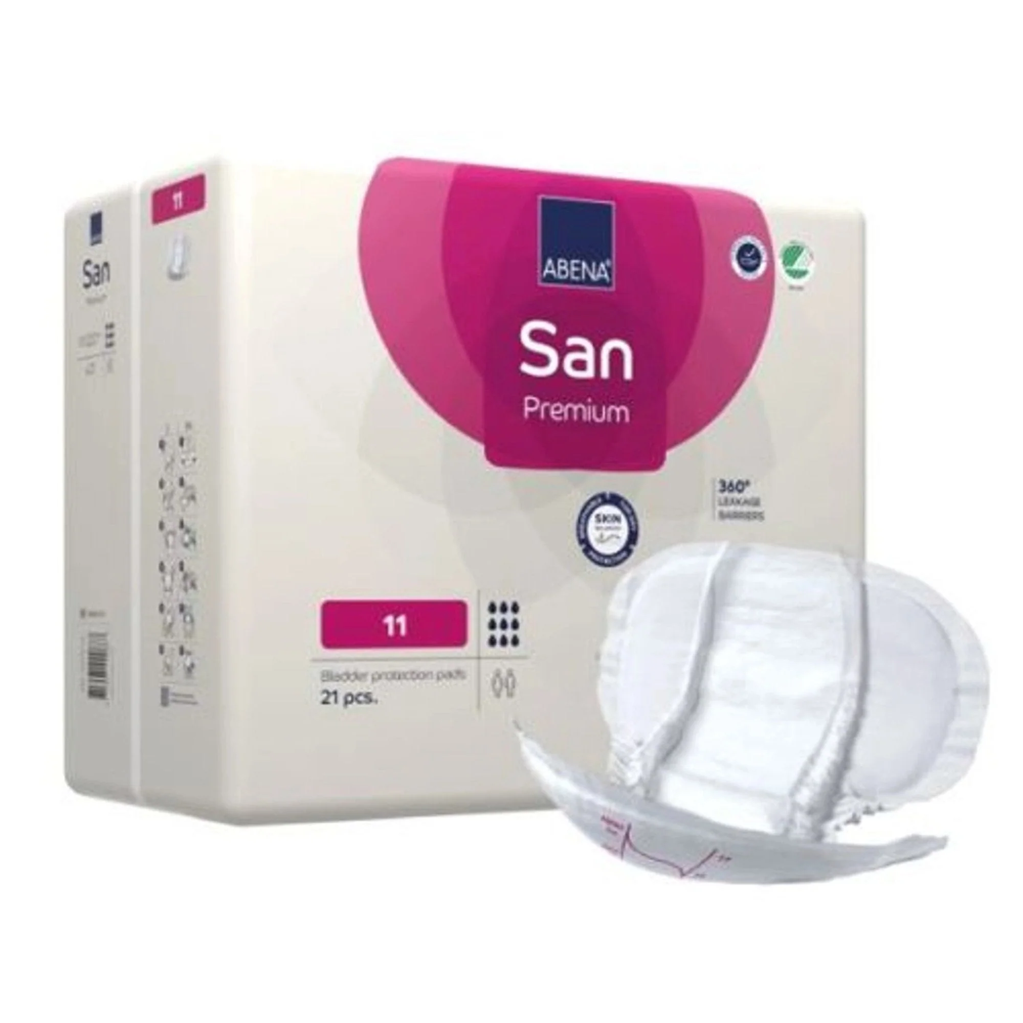 Abena North America Abena San 11 Premium Bladder Protection Pads (84/CS)