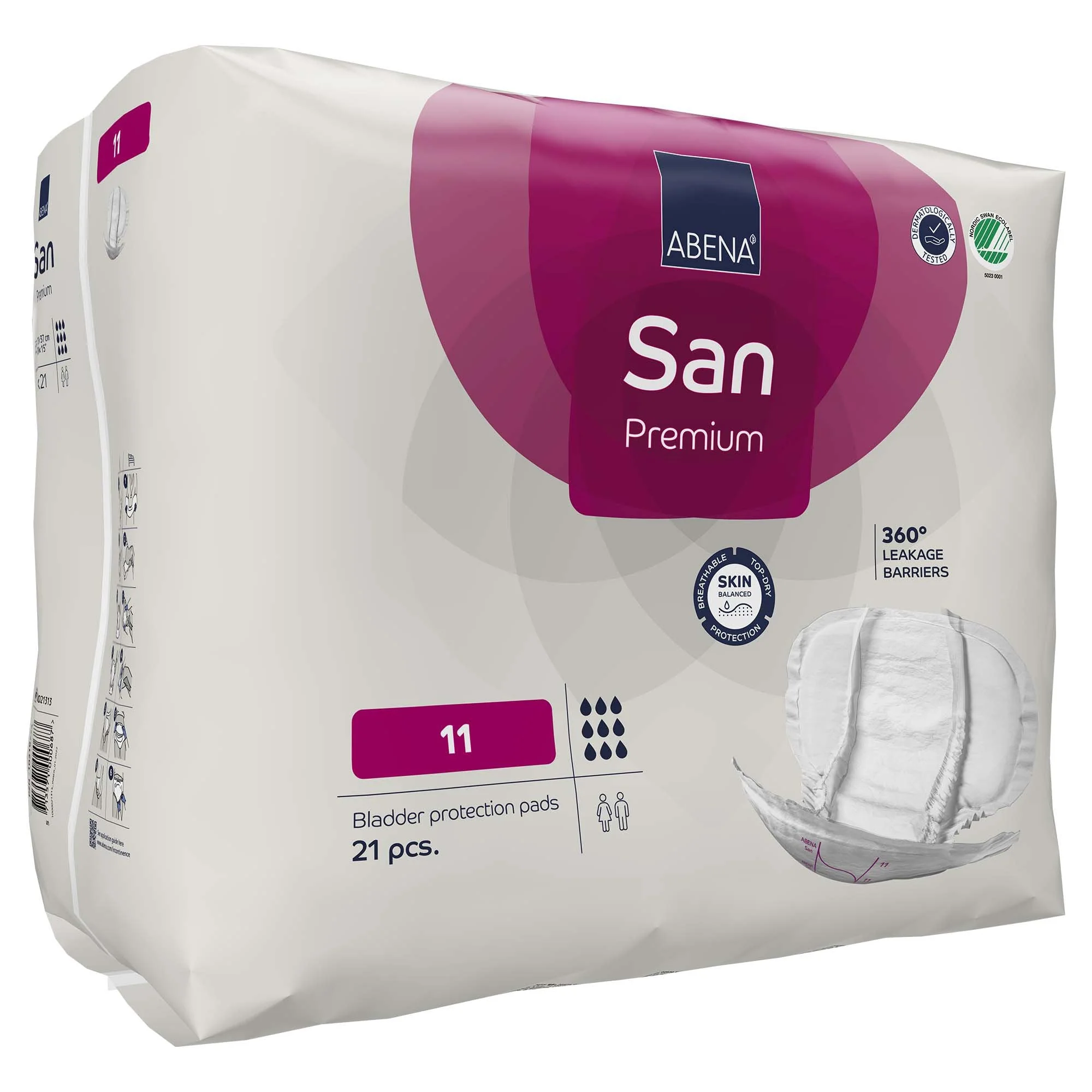 Abena North America Abena San 11 Premium Bladder Protection Pads (84/CS) - Image 4
