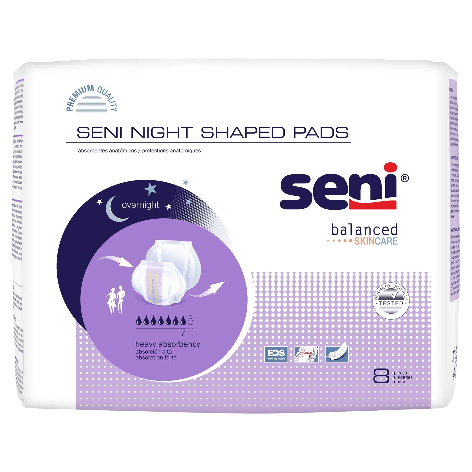TZMO USA Inc Seni Night Shaped Pads (48/CS)