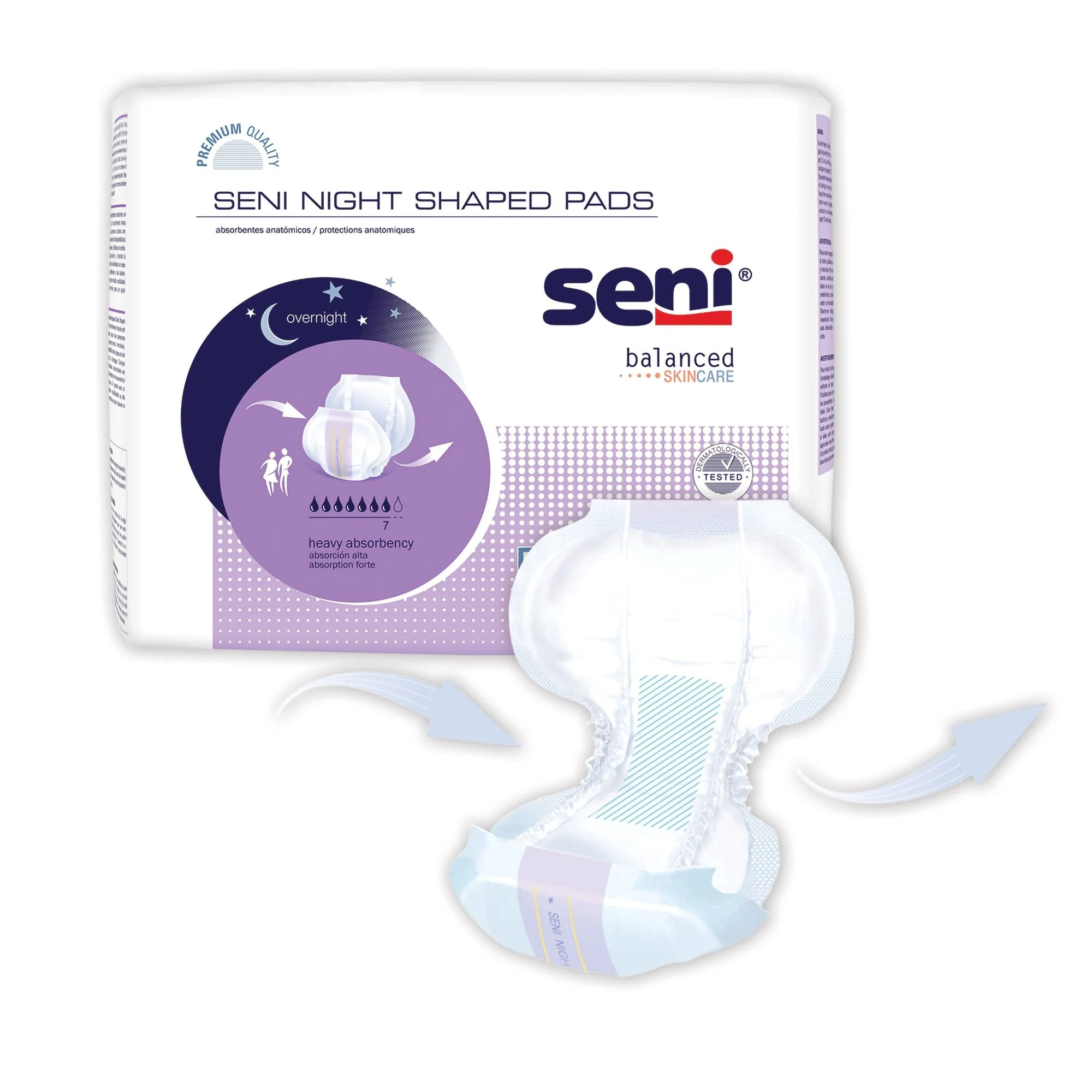 TZMO USA Inc Seni Night Shaped Pads (48/CS) - Image 3