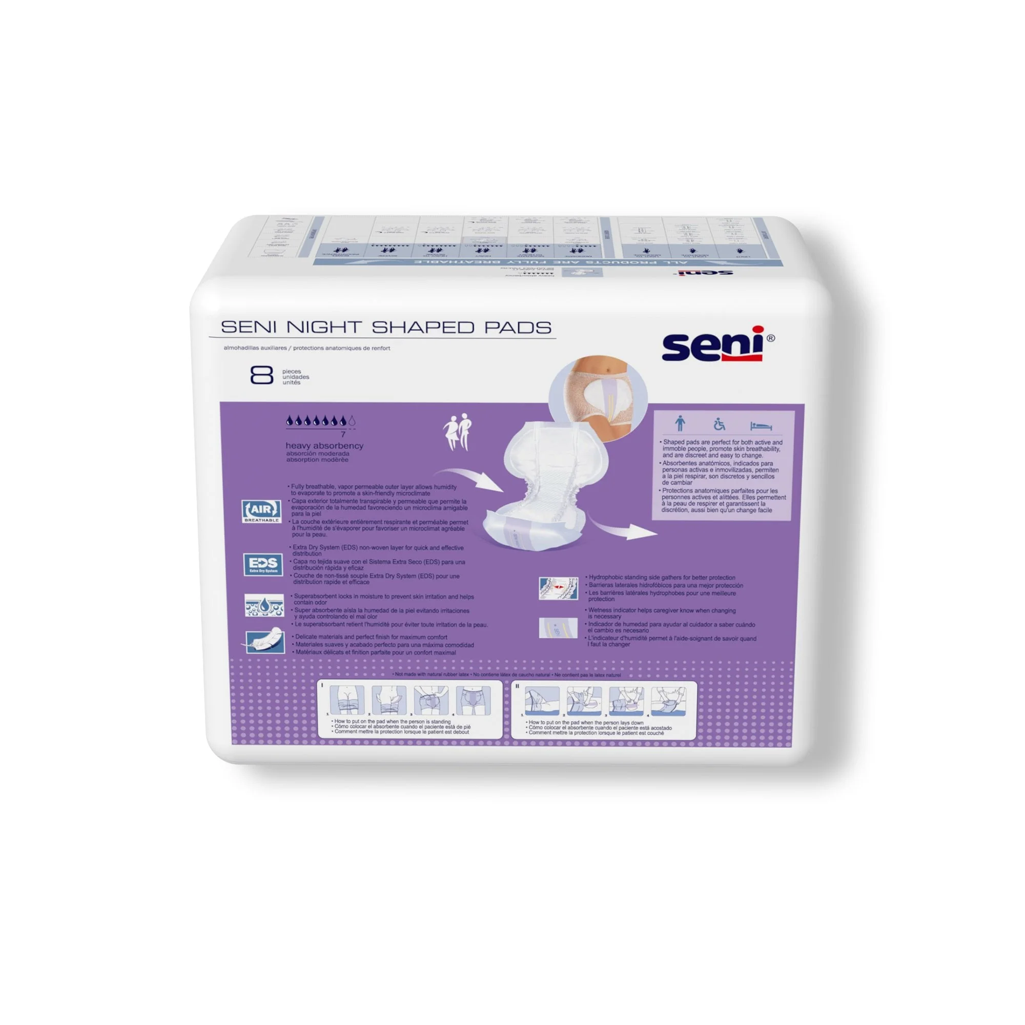 TZMO USA Inc Seni Night Shaped Pads (48/CS) - Image 5