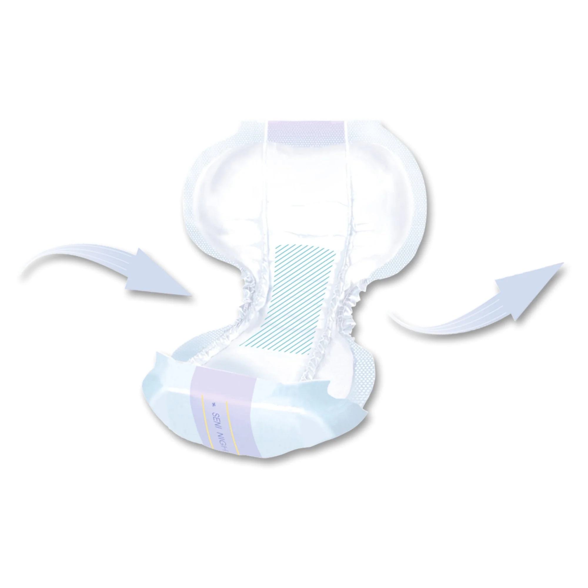 TZMO USA Inc Seni Night Shaped Pads (48/CS) - Image 6