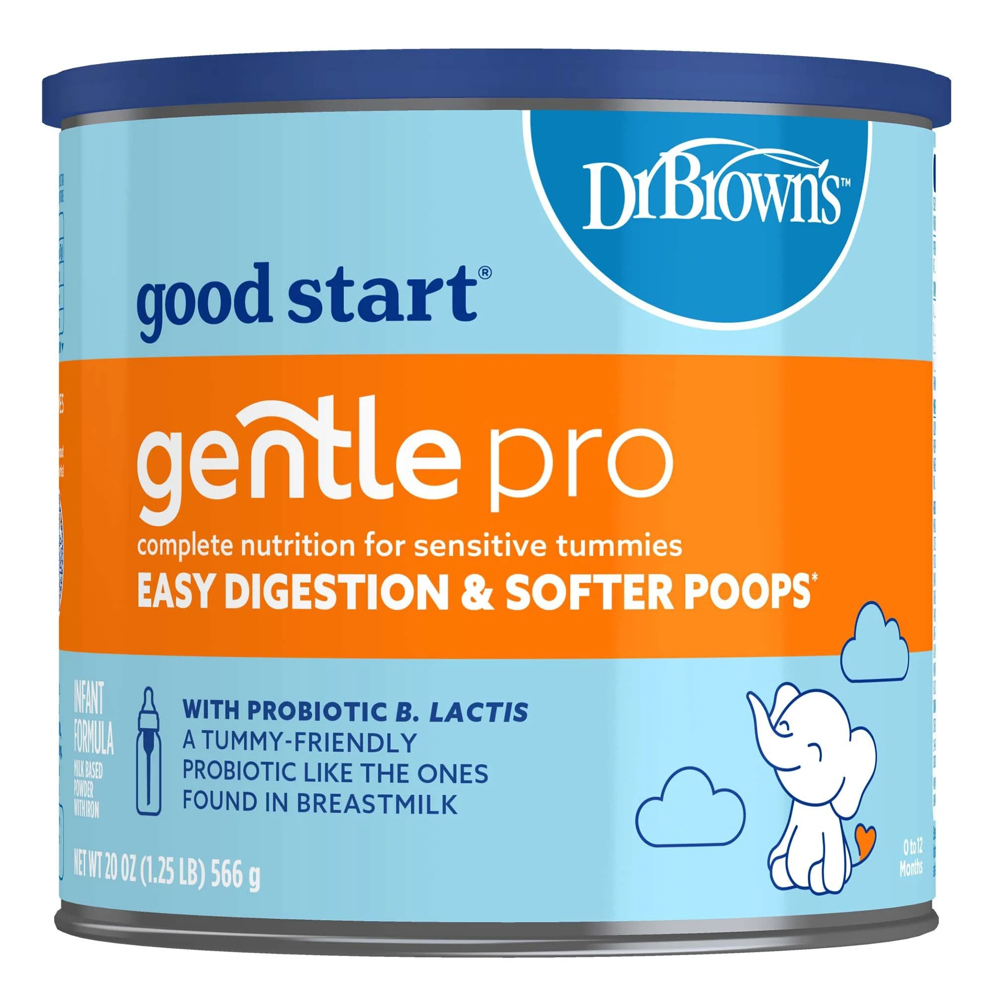 Perrigo Direct Inc Infant Formula Dr. Brown's good start gentle pro Unflavored 20 oz. Can Powder (4/CS)