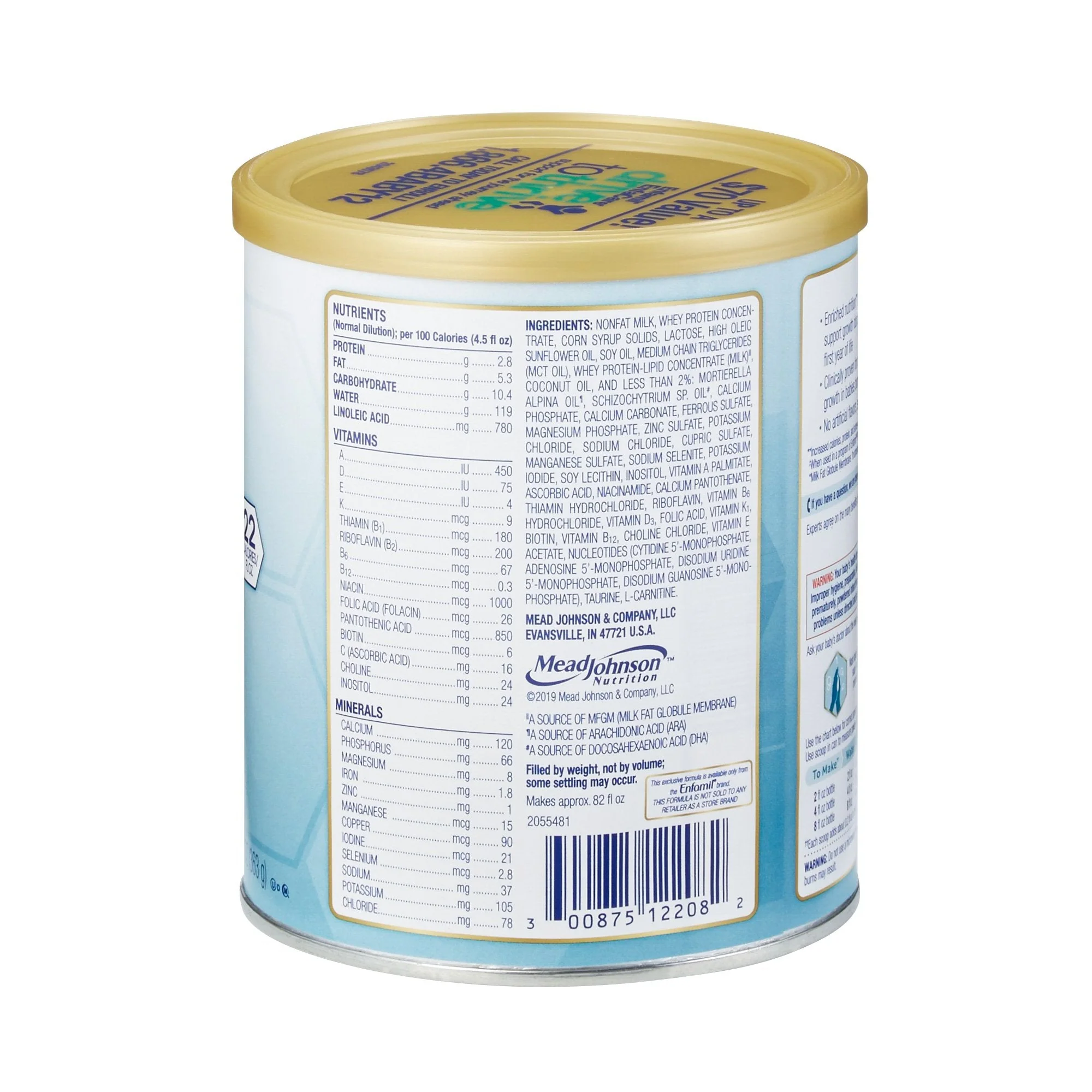 Mead Johnson Enfamil NeuroPro Enfacare Infant Formula, Powder, 12.8-ounce can (6/CS) - Image 5