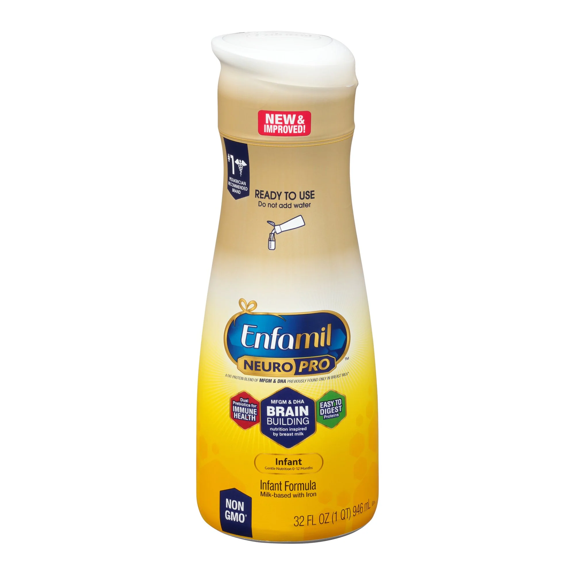 Mead Johnson Enfamil NeuroPro Infant Formula, 1-quart bottle (6/CS)