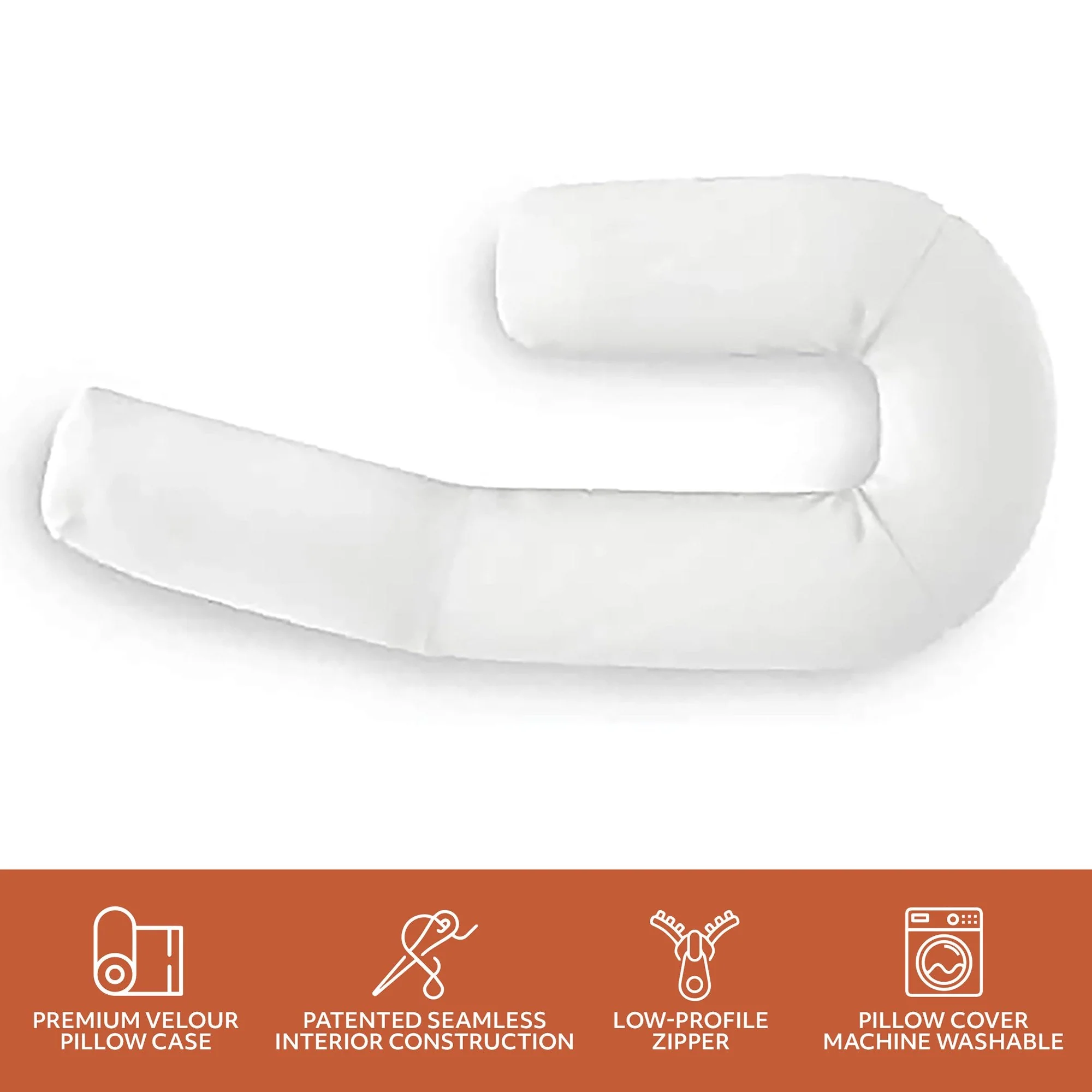 MedCline MedCline Therapeutic Body Pillow, Small, Up to 5'1" - Image 2