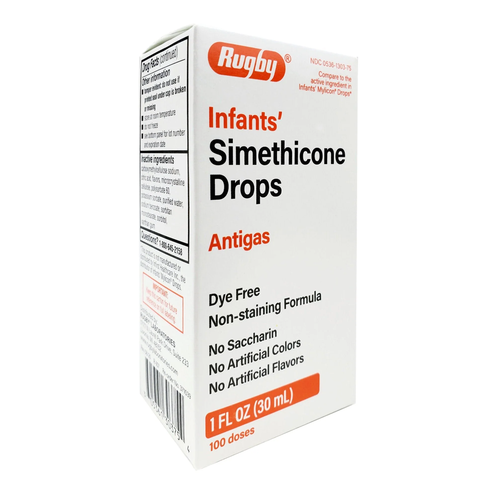 Major Pharmaceuticals Rugby Simethicone Infant Gas Relief - Image 2