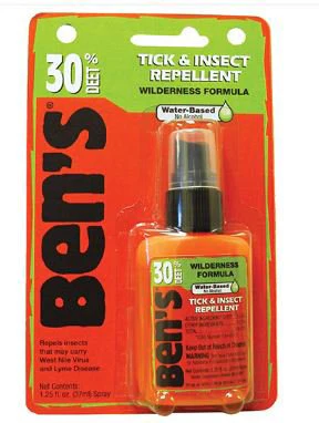 Insect Repellent DEET Ben's Topical Liquid 1.25 oz. Bottle