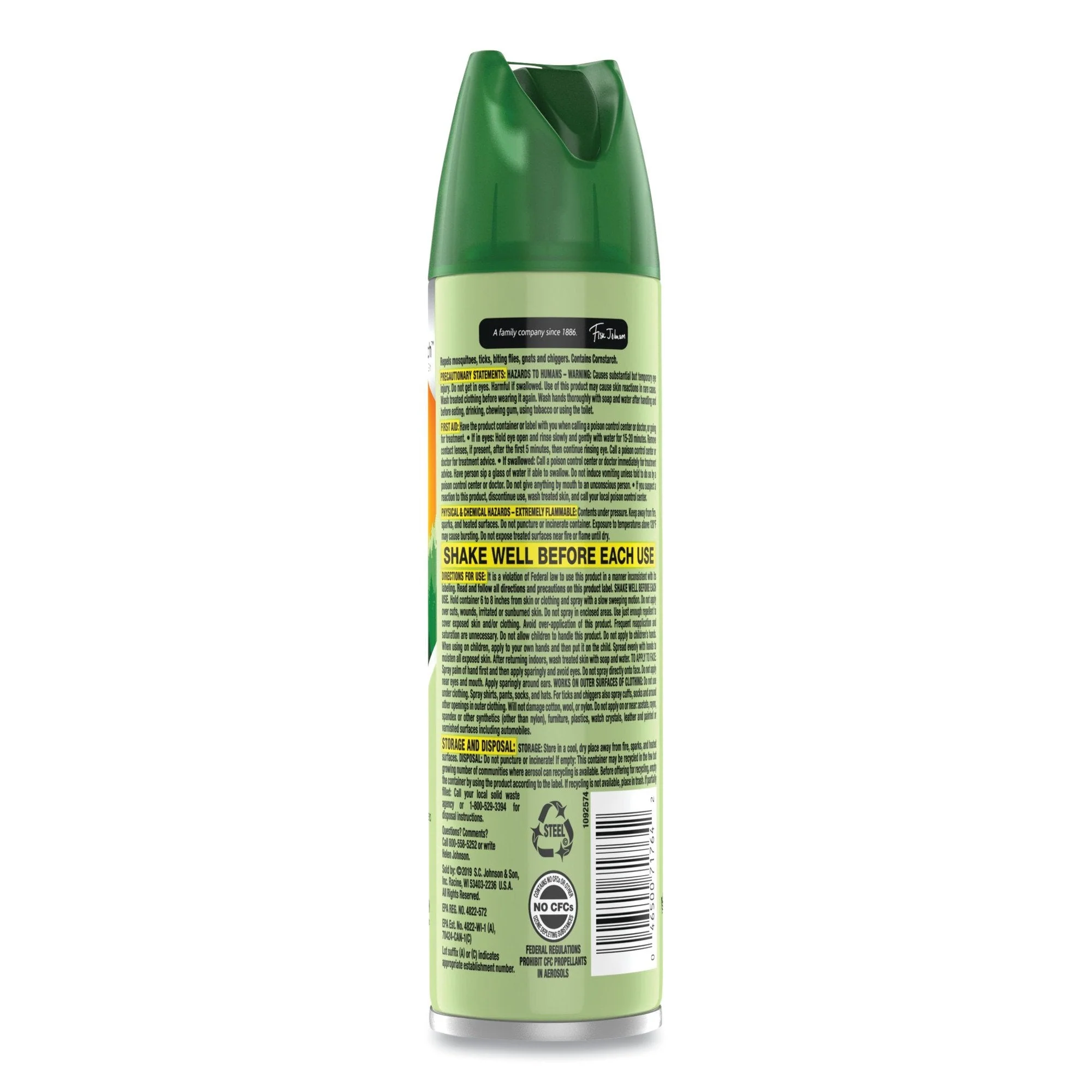 Essendant Co/United Stationers Off! Deep Woods Dry DEET Insect Repellent, 4-ounce spray can (12/CS) - Image 2