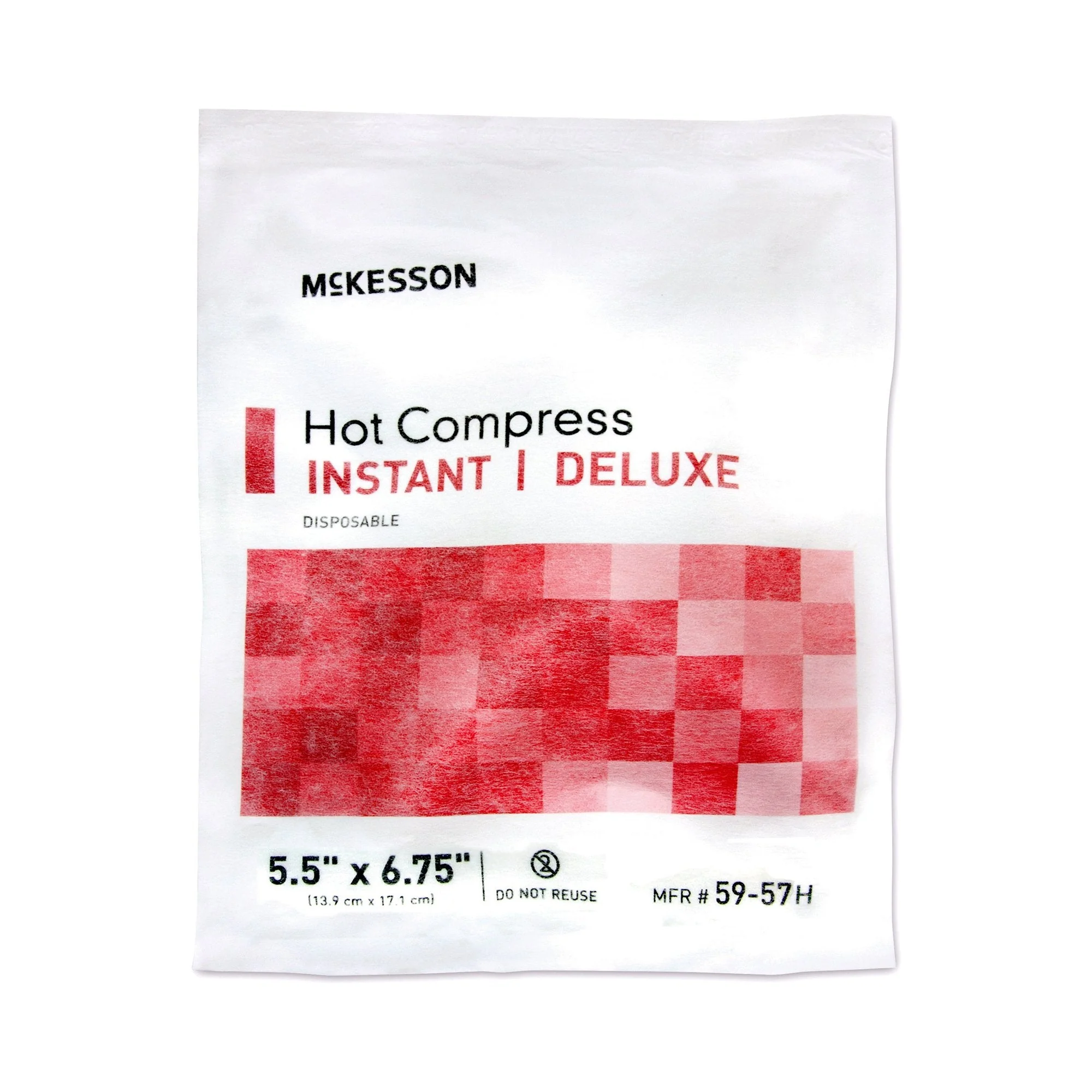 McKesson Brand McKesson Deluxe Instant Hot Pack, 5.5 x 6.75 Inch (24/CS)