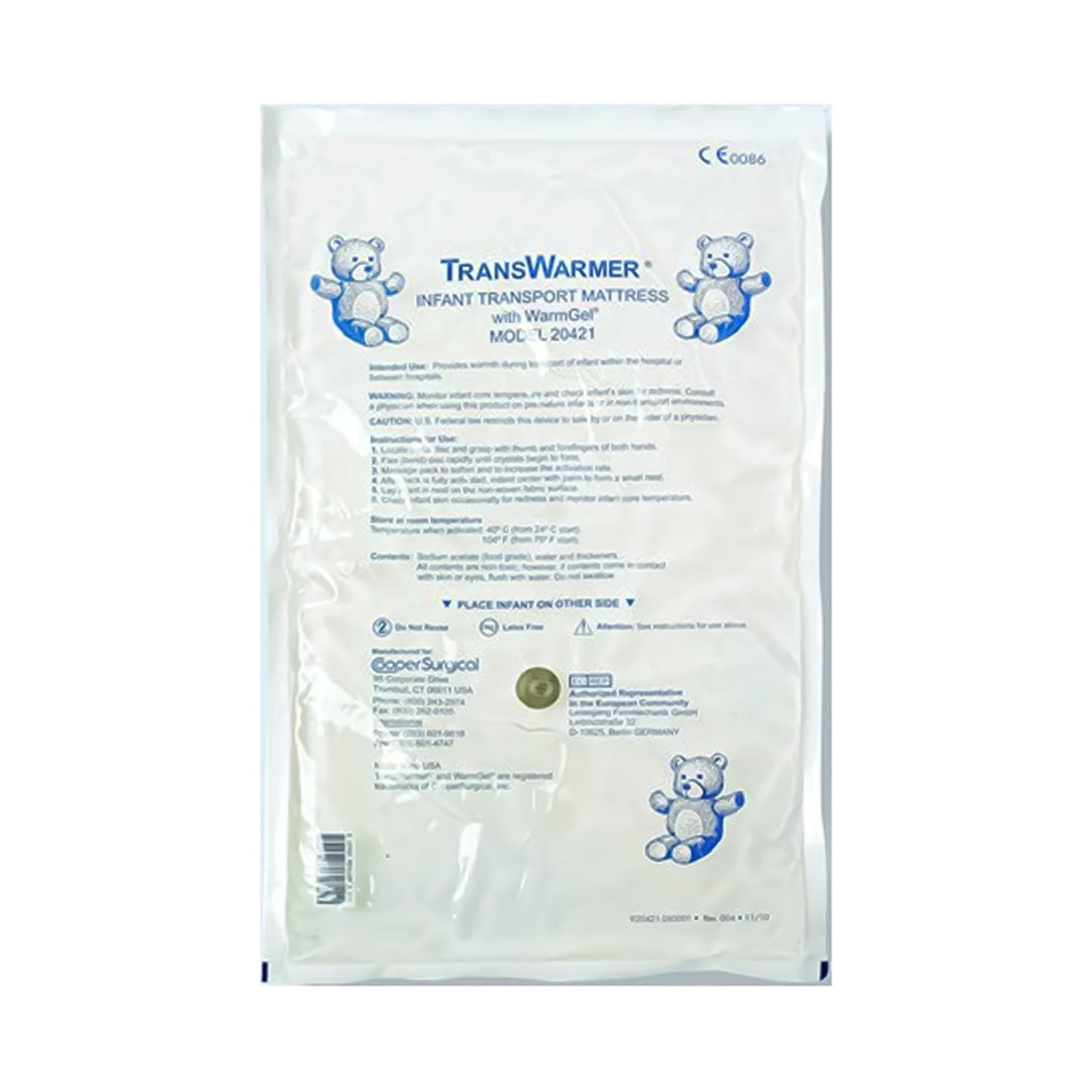 Cooper Surgical TransWarmer Infant Transport Mattress with WarmGel, 10 x 16 Inch (6/CS) - Image 2