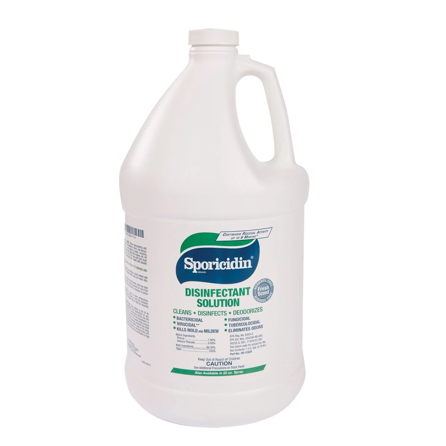 Contec Inc Instrument Detergent Sporicidin Liquid 1 gal. Jug Fresh Scent (4/CS)