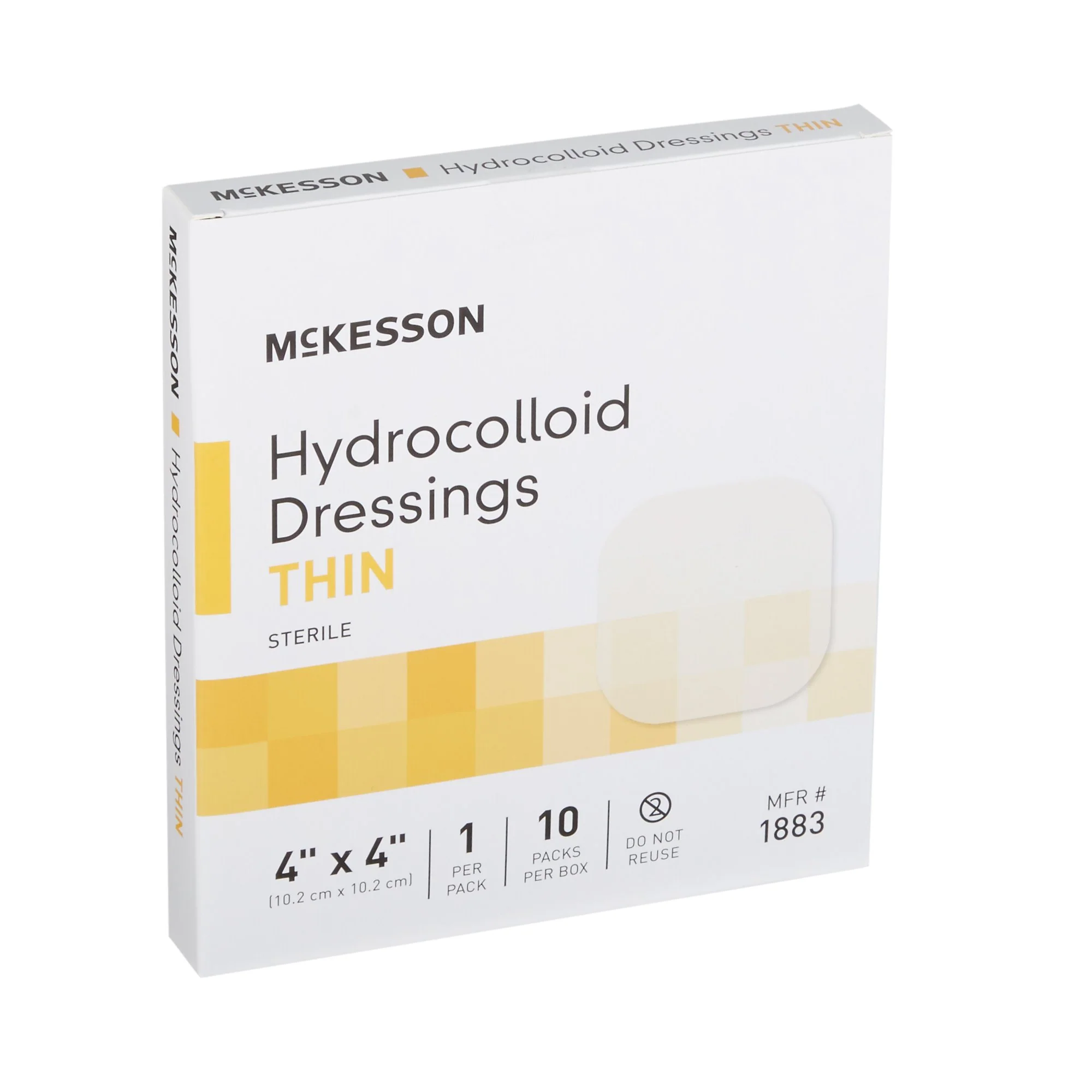 McKesson Brand McKesson Hydrocolloid Dressing, 4 x 4 Inch (200/CS) - Image 5
