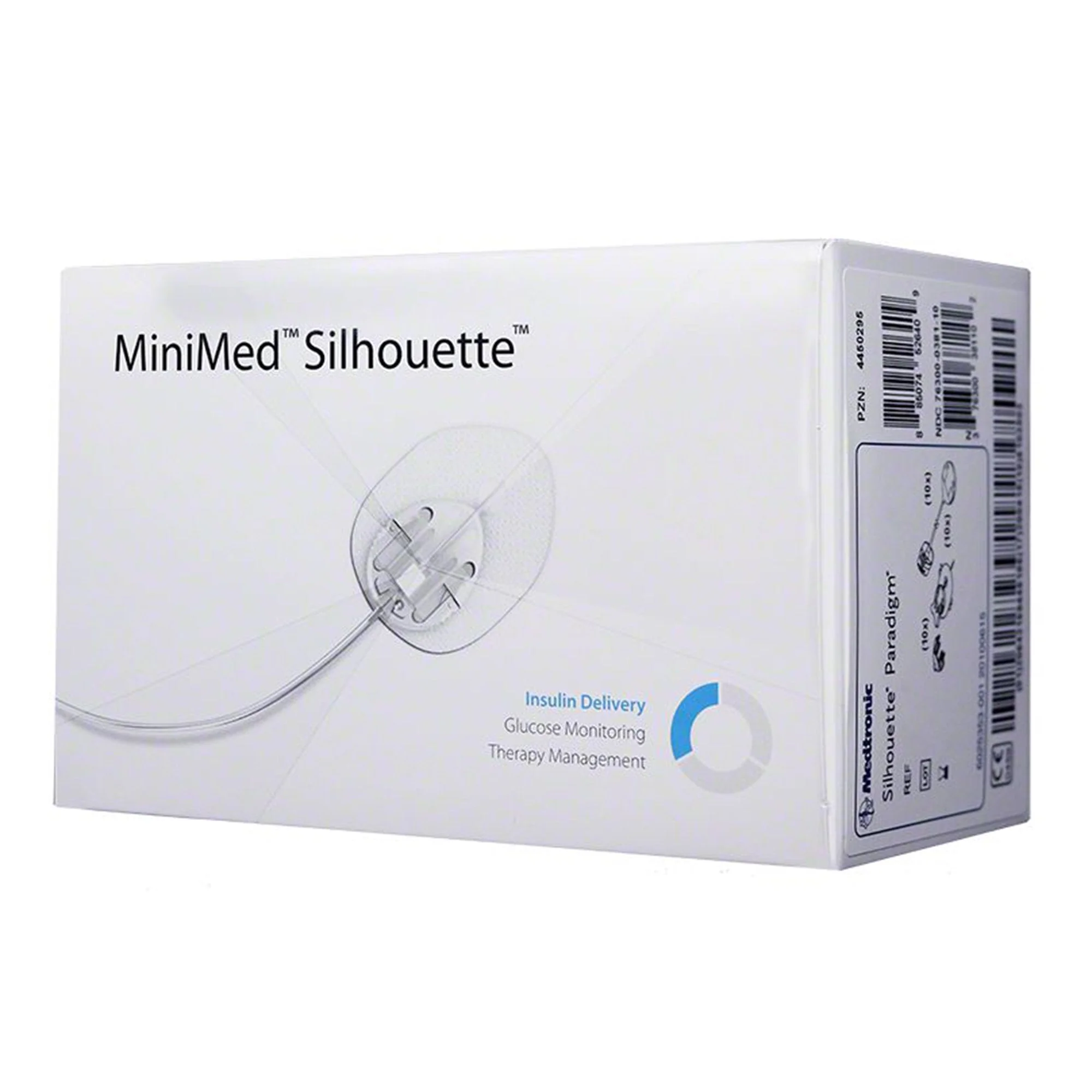 Insulin Infusion Set SilhouetteParadigm 13 mm 43 Inch Tubing Without Port