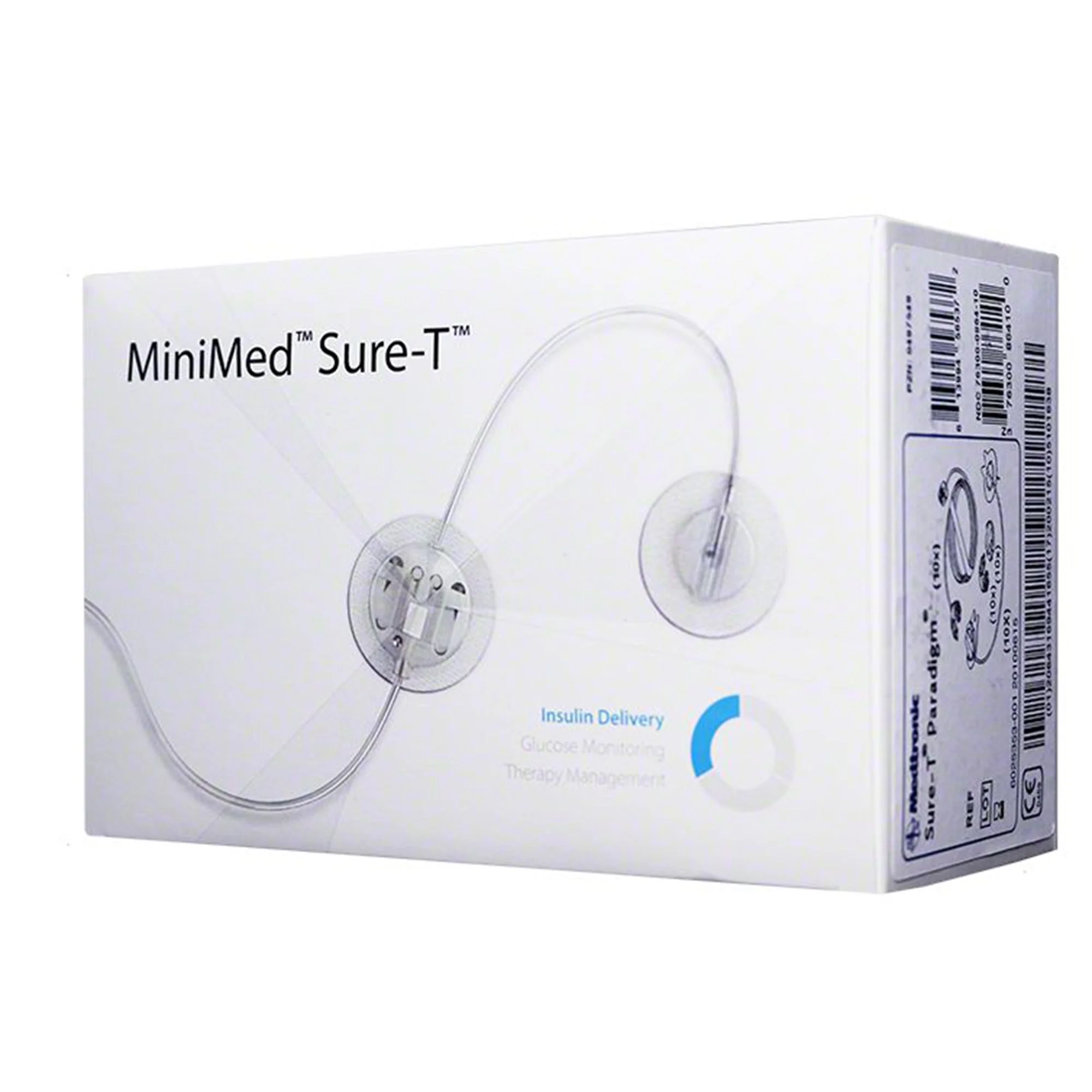 Insulin Infusion Set Sure-TParadigm 6 mm 23 Inch Tubing Without Port
