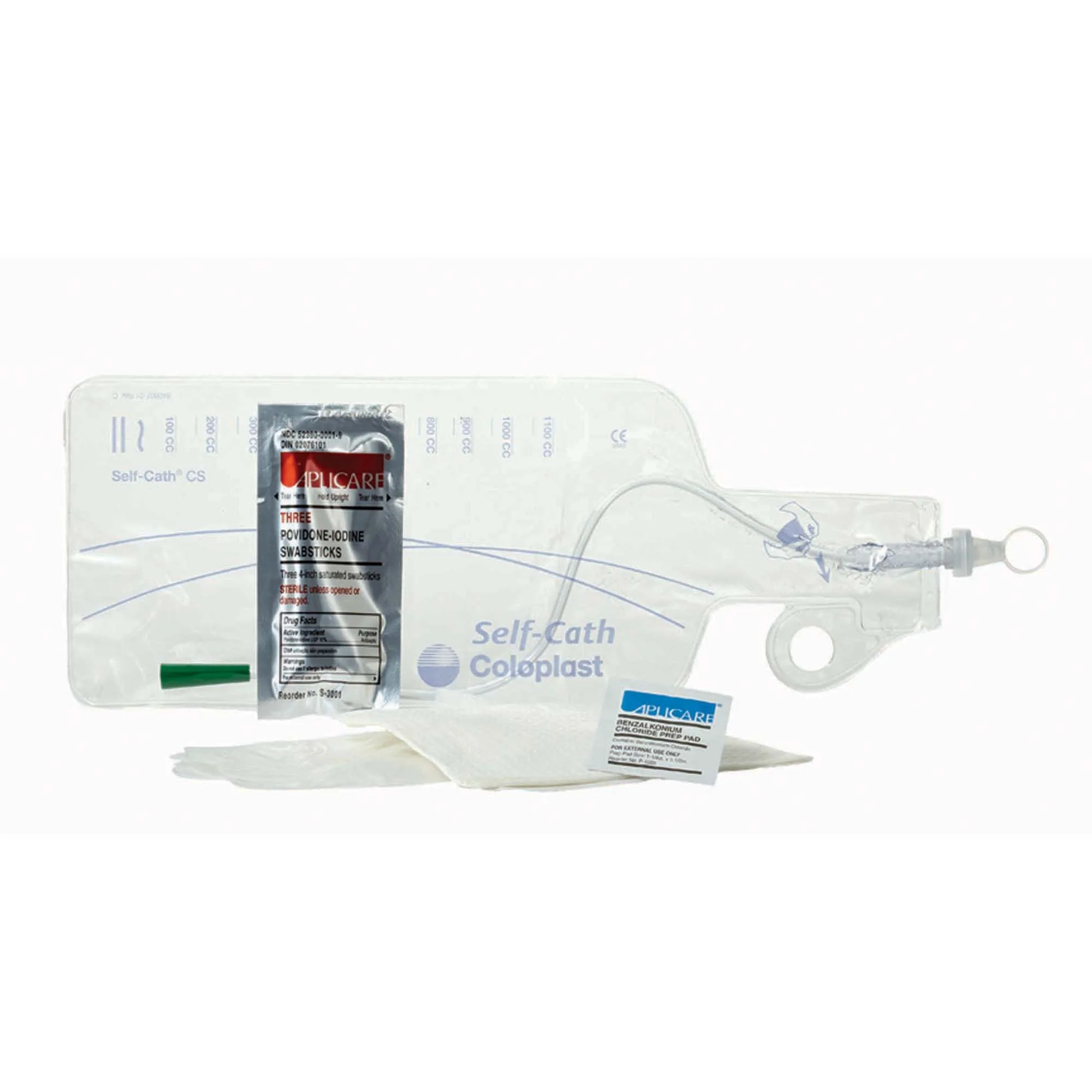 Intermittent Closed System Catheter Tray Self-Cath Female / Straight Tip 14 Fr. Without Balloon Lubricated PVC