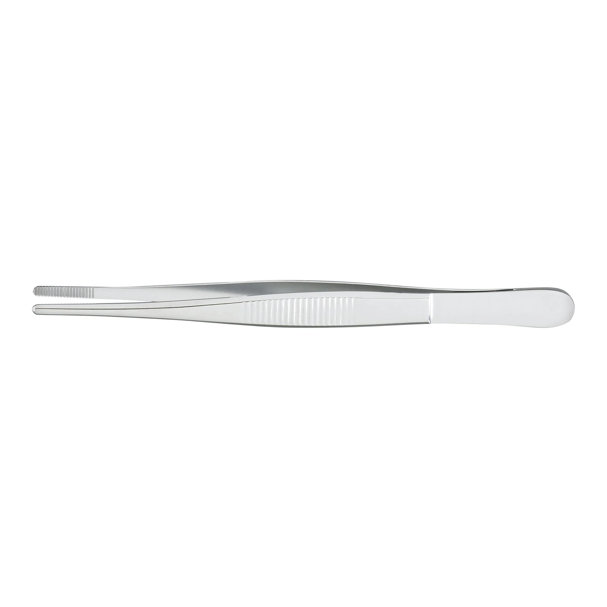 Iris Forceps McKesson Argent Von Graefe 4-1/2 Inch Length OR / Surgical Grade German Stainless Steel NonSterile NonLocking Thumb Handle Straight Serrated Tips