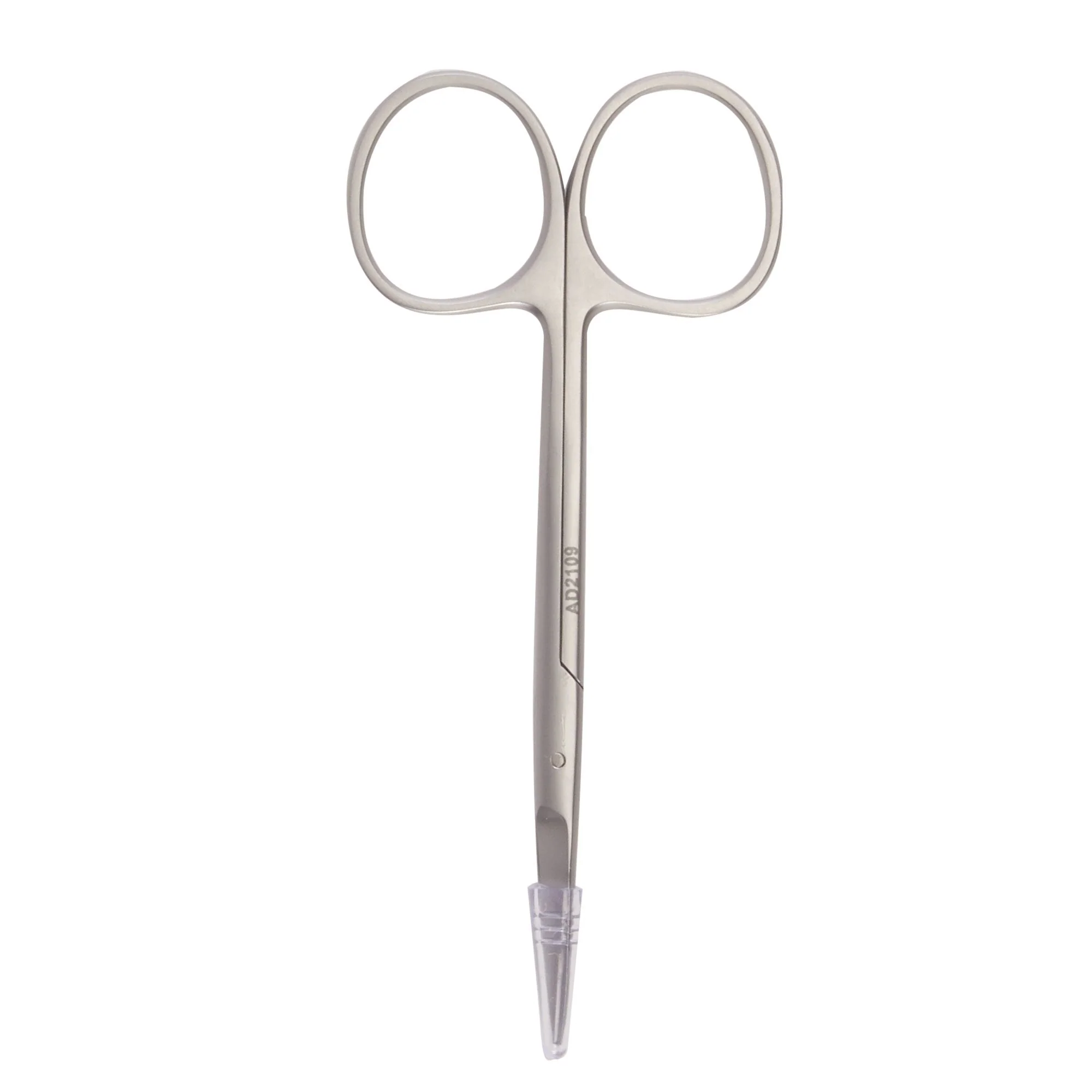 Iris Scissors McKesson Argent 4 Inch Length Surgical Grade Stainless Steel Finger Ring Handle Sharp Tip / Sharp Tip