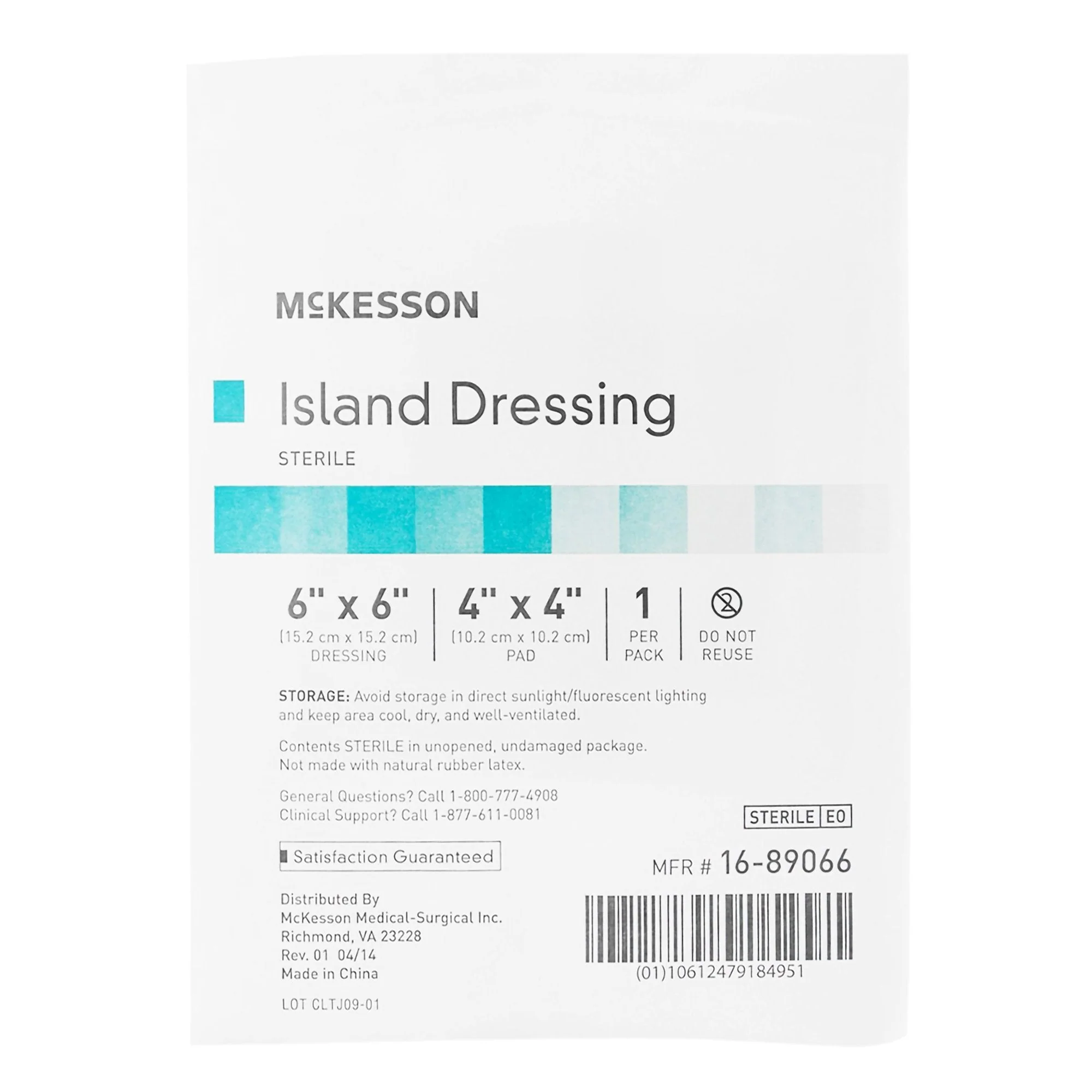 McKesson Brand McKesson Adhesive Dressing, 6 x 6 Inch (100/CS) - Image 2