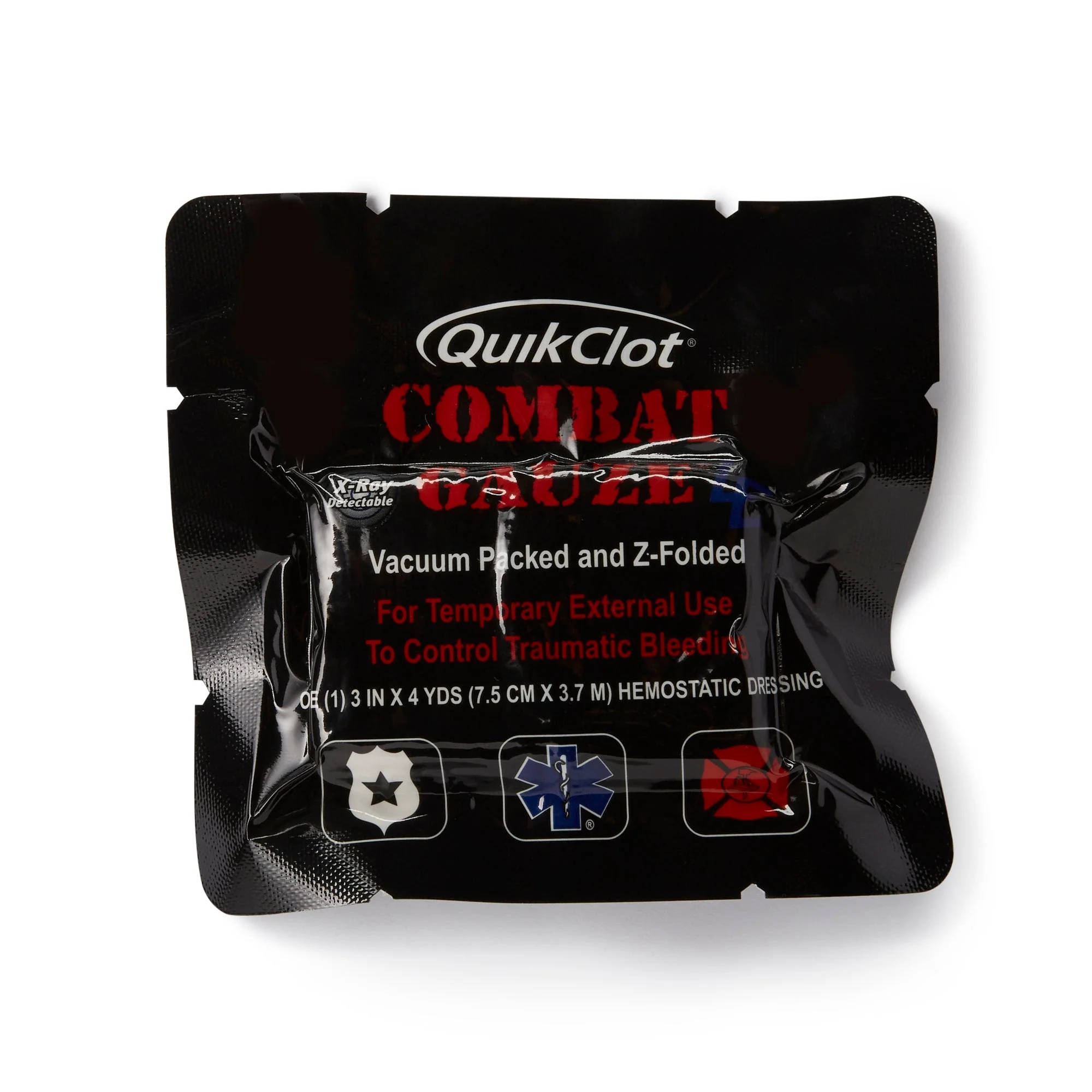 Teleflex LLC QuikClot Combat Gauze LE Hemostatic Dressing, 3 Inch x 4 Yard - Image 3