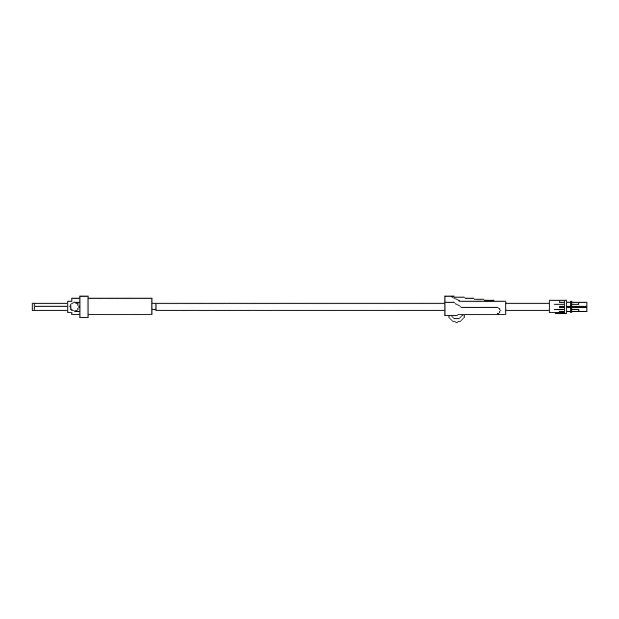 IV Pump Set Z-800 Pump Without Ports 20 Drops / mL Drip Rate Without Filter 105 Inch Tubing Solution