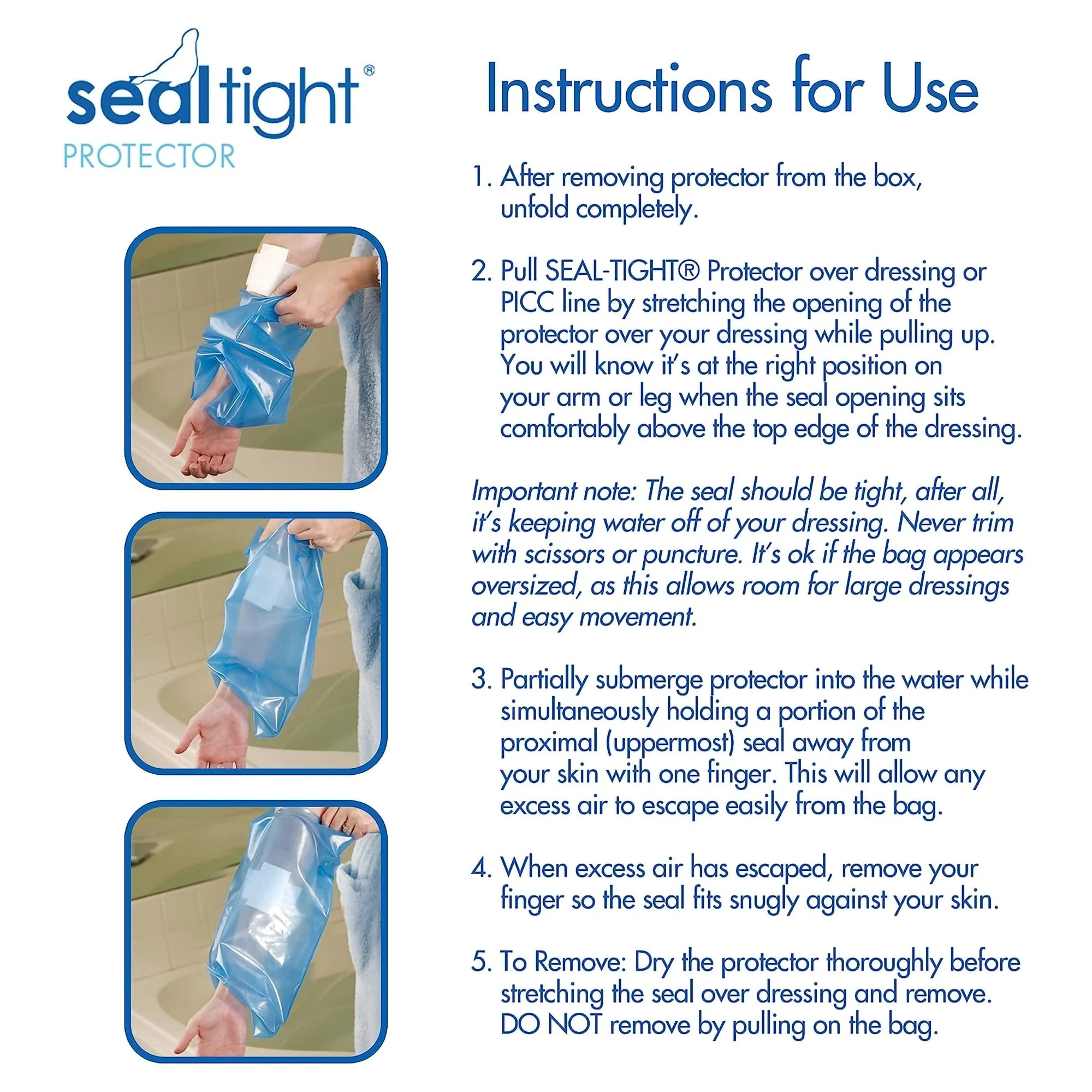 Brownmed seal tight Dressing Protector, Medium - Image 7