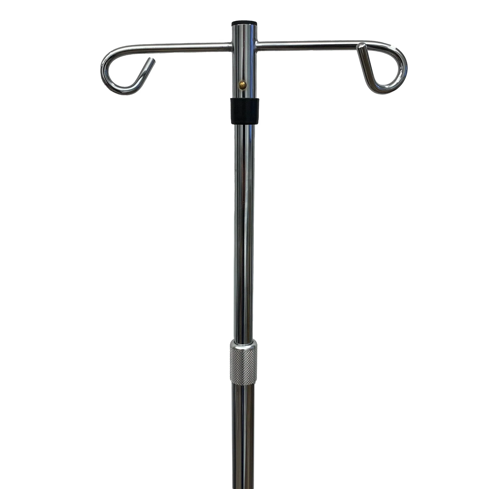 McKesson Brand IV Stand Floor Stand 2 Hooks 4 Legs with Casters