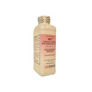Pharmaceutical Associates Quality Value Calcium Carbonate Suspension for Antacid & Calcium Supplementation
