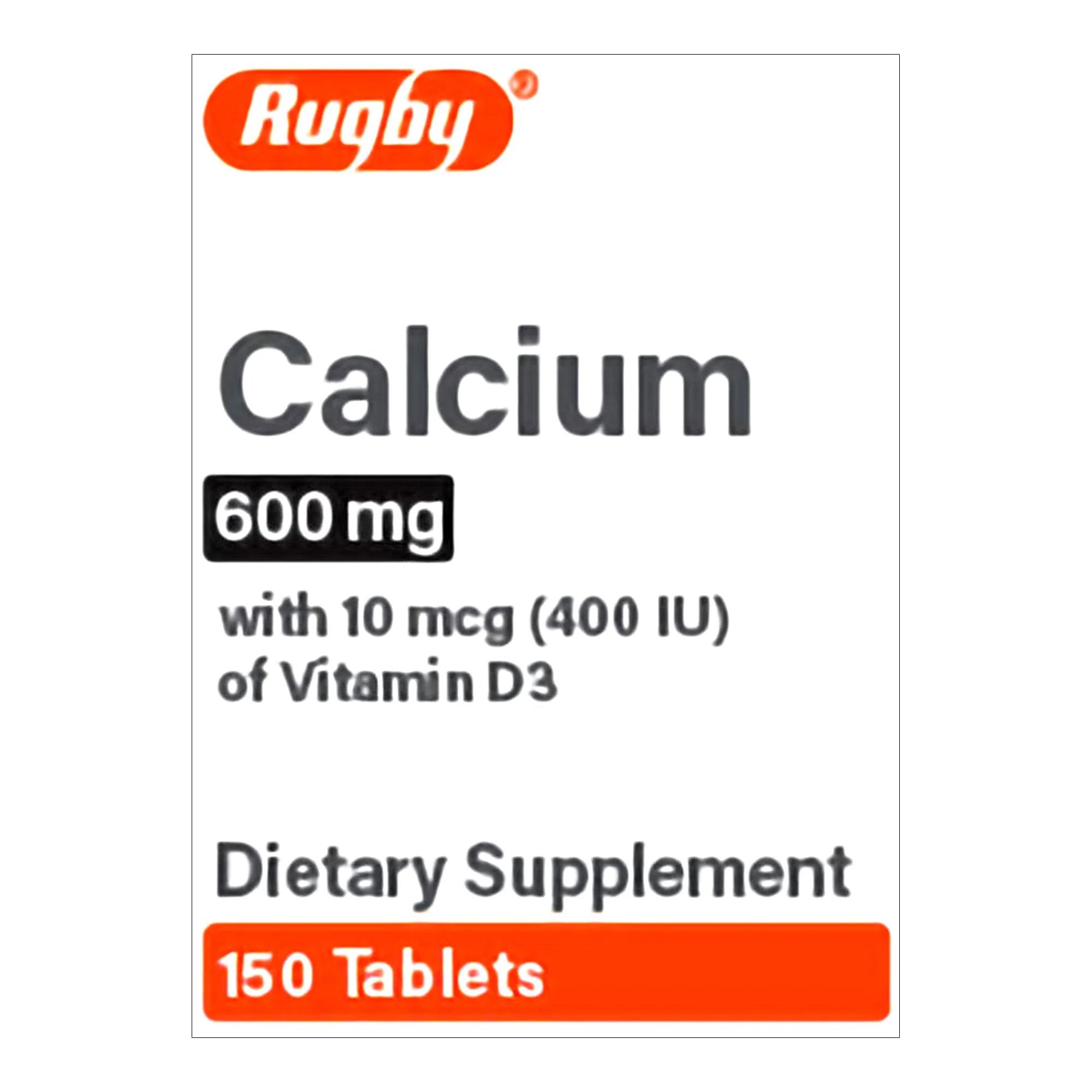 Major Pharmaceuticals Joint Health Supplement Calcium / Vitamin D3 Tablet 150 per Bottle