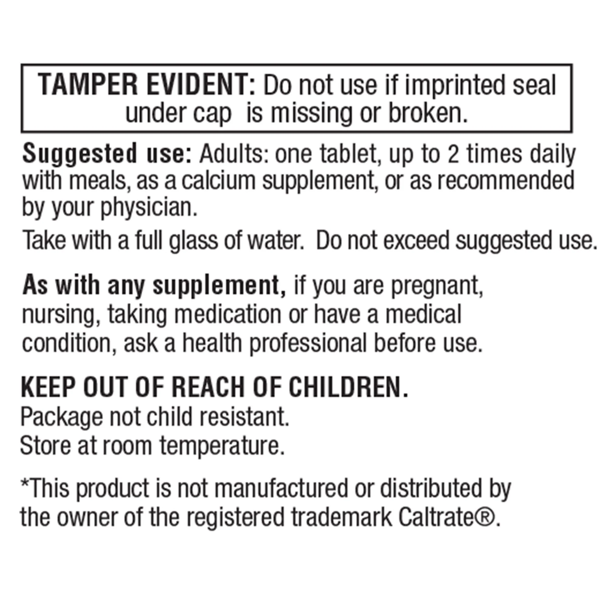 Geri-Care Geri-Care Calcium 600 + D Dietary Supplement (720/CS) - Image 3