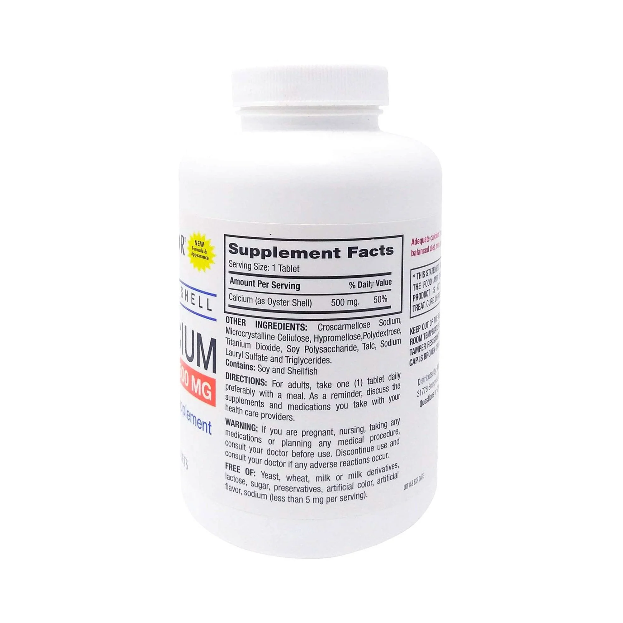 Major Pharmaceuticals Major Oyster Shell Calcium Joint Health Supplement - Image 2