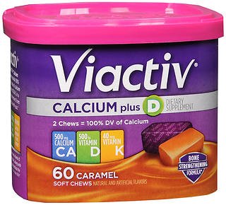 Emerson Healthcare VIACTIV Calcium+ Bone Strengthening Soft Chews Rich Caramel