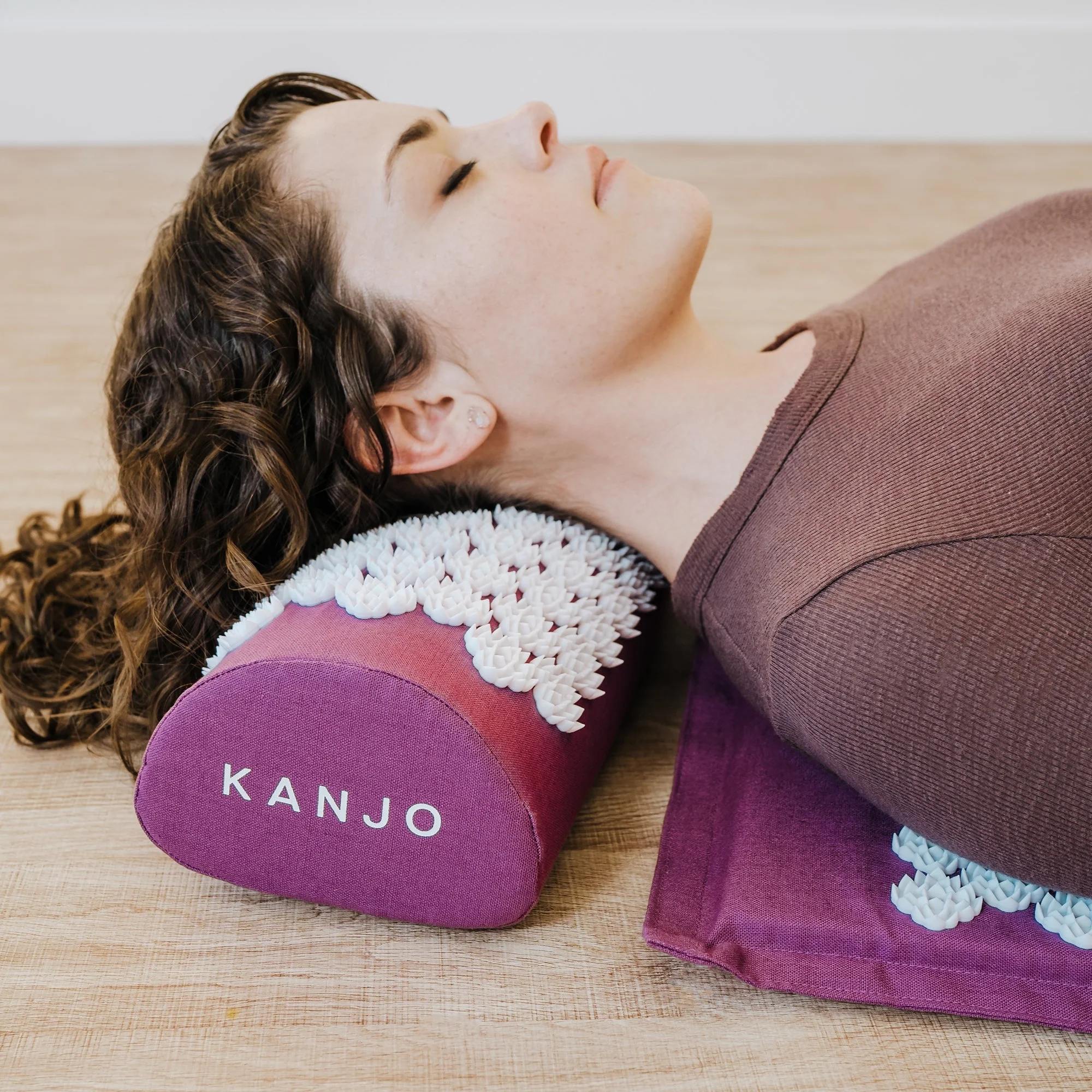 Acutens Inc Kanjo Memory Foam Acupressure Mat Set, Purple (8/CS) - Image 6
