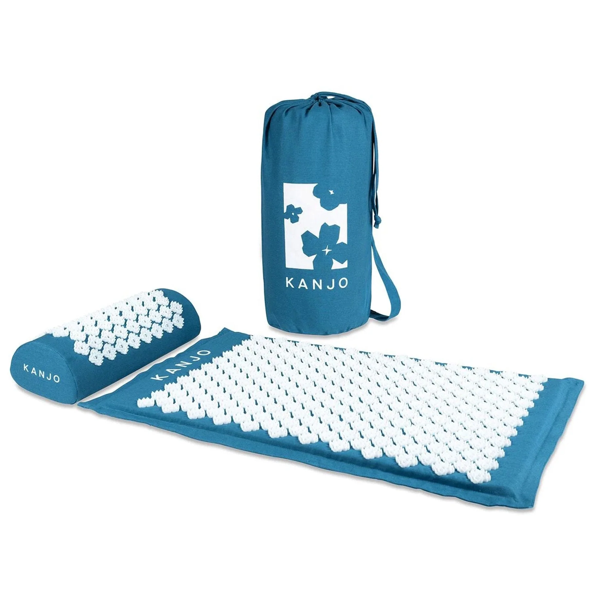Acutens Inc Kanjo Memory Foam Acupressure Mat Set, Teal (8/CS) - Image 2